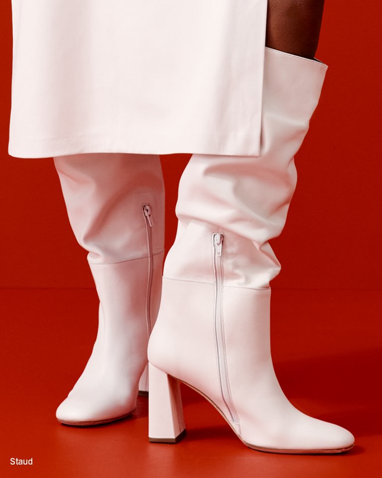 Knee high heels outfit clearance