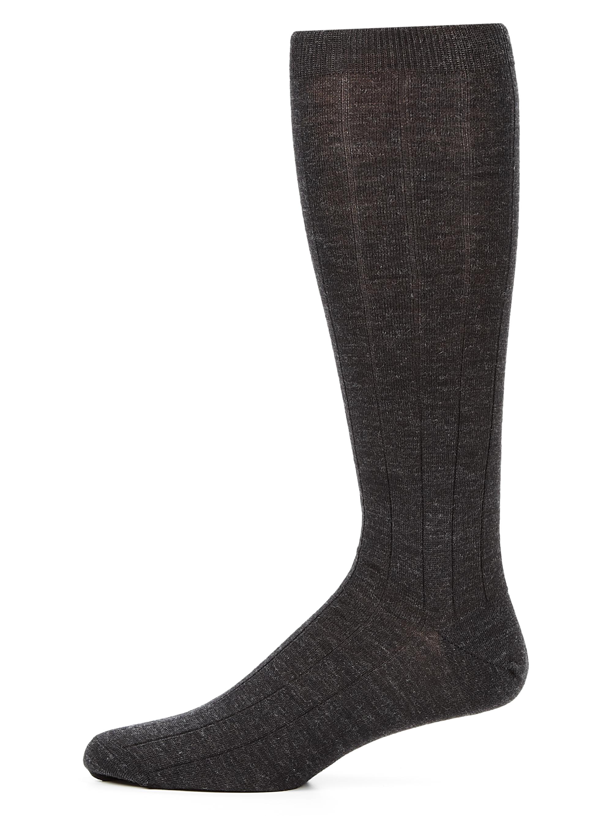 Saks Fifth Avenue Men's COLLECTION Stretch-Wool Dress Socks - Charcoal