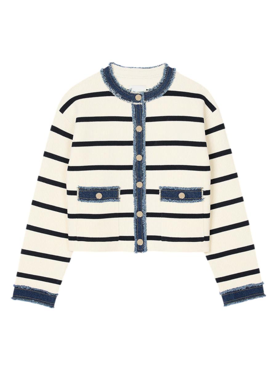 【EXCLUSIVE】ALLEGE Rib Cardigan SAX Rib Cardigan | Luxe Comfort & Effortless Layering – Goldie Tees