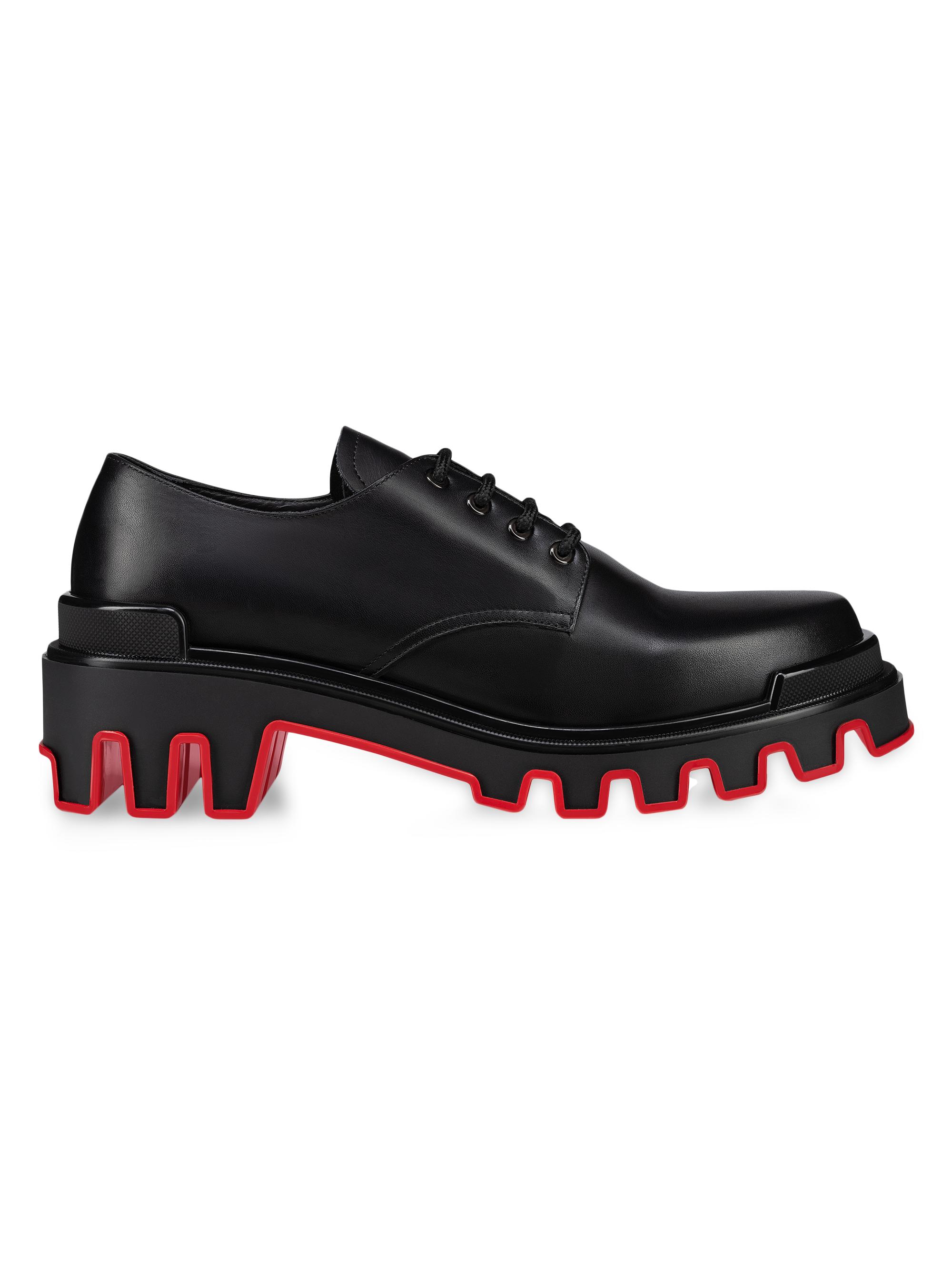Christian Louboutin Men's Trott Dune Derby Shoes - Black