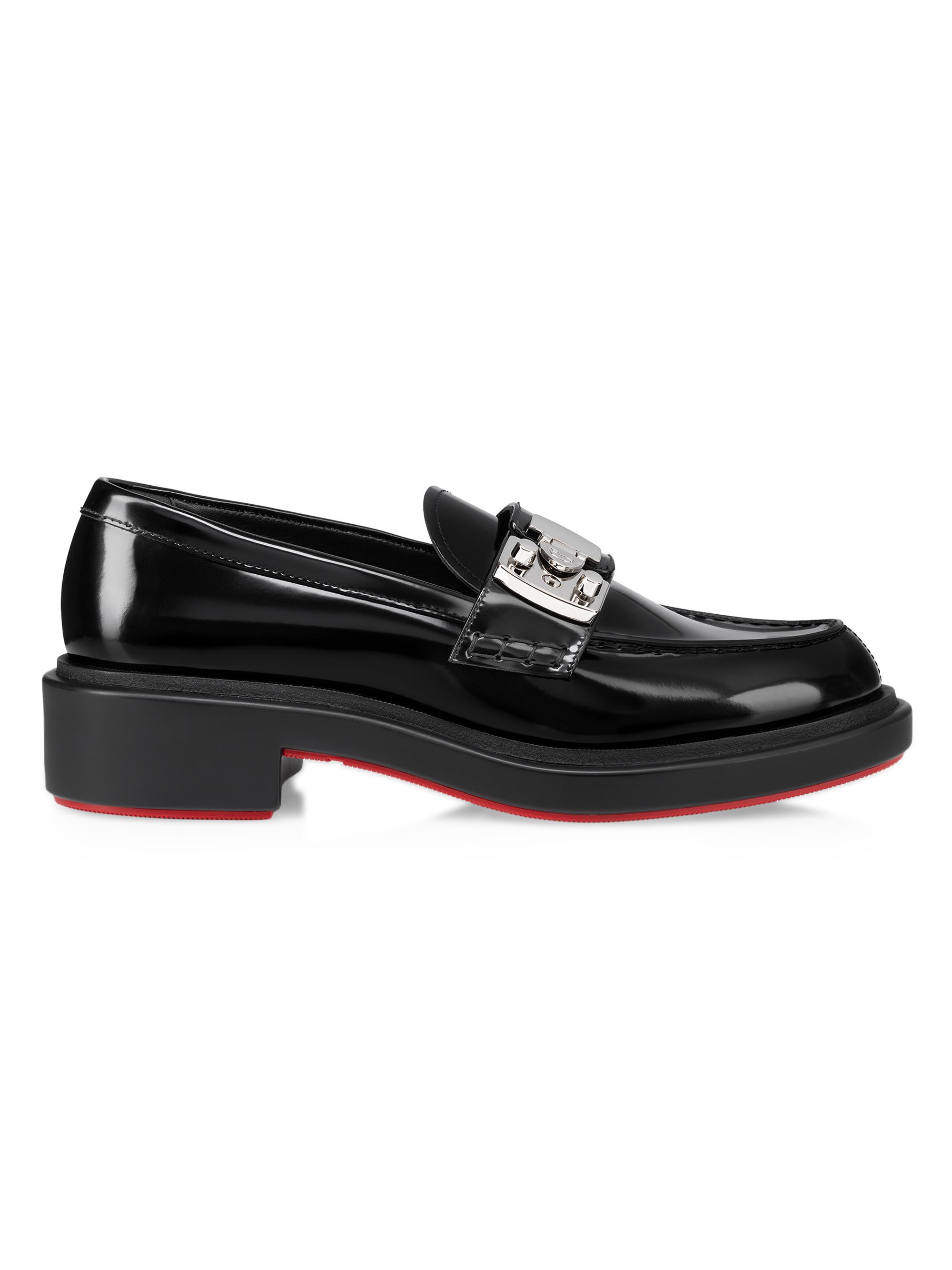 Christian Louboutin Women's Urban Moc Lock Loafers - Black