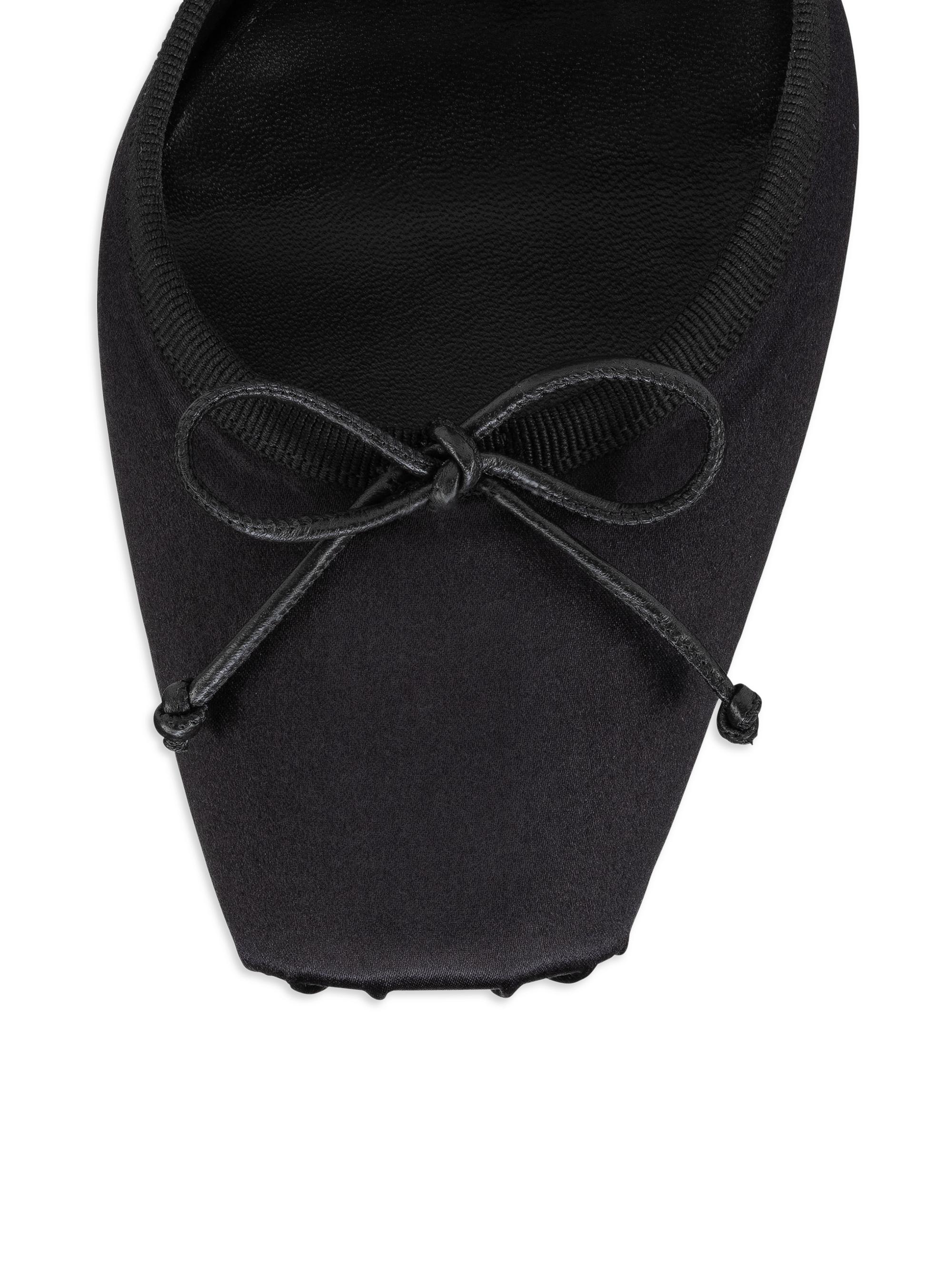 Cassia Lace Up 100MM Satin Pumps