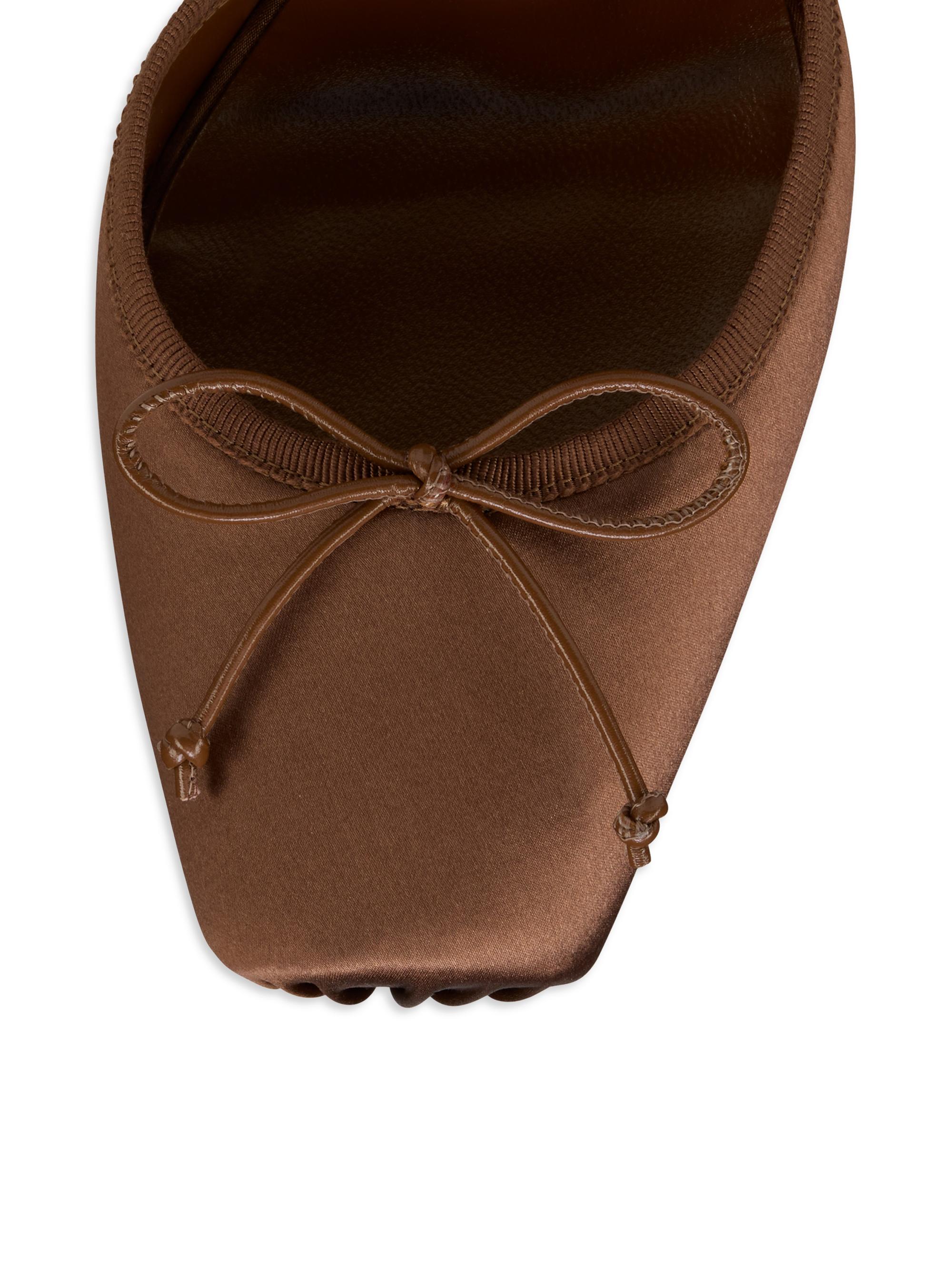 Cassia Lace Up 100MM Satin Pumps