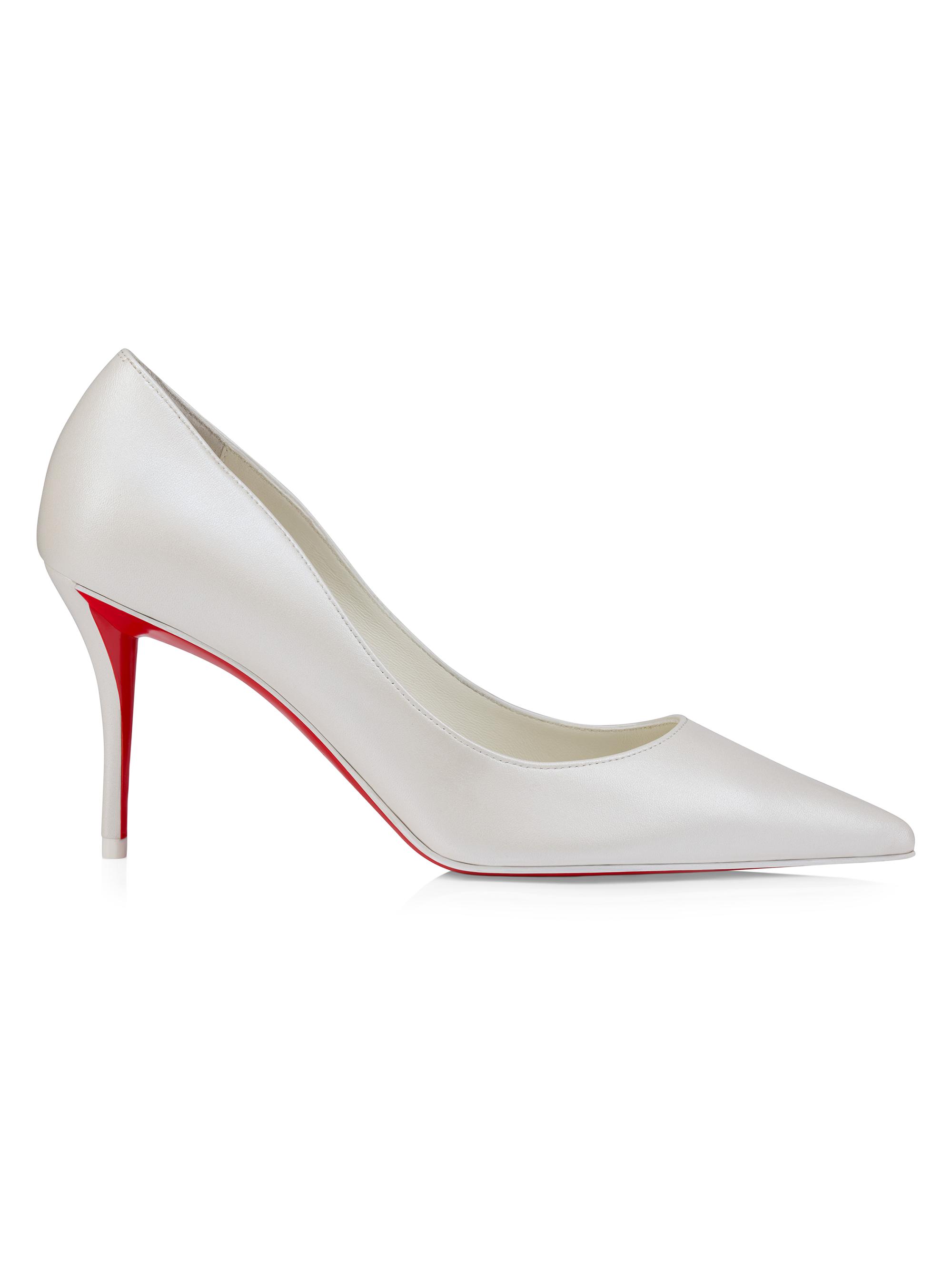 Christian Louboutin Miss Z 80MM Leather Pumps | Saks Fifth Avenue