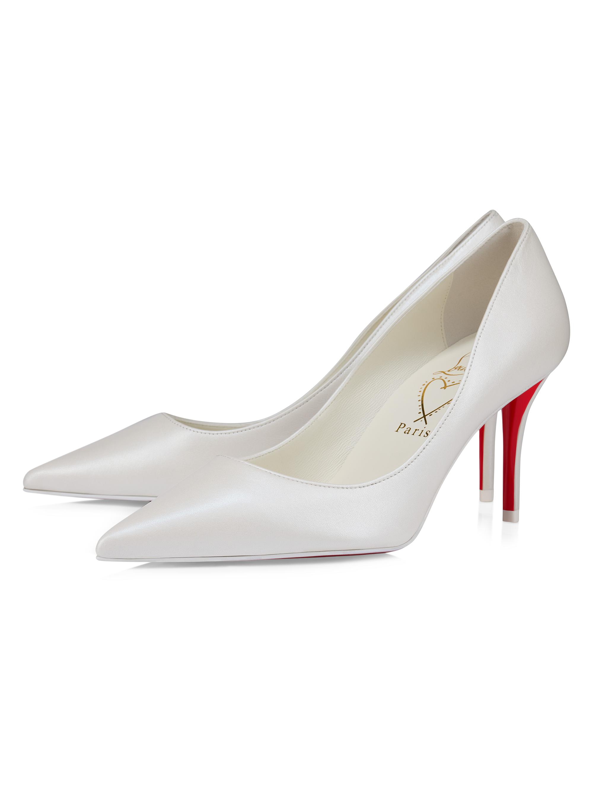 Christian Louboutin Miss Z 80MM Leather Pumps | Saks Fifth Avenue