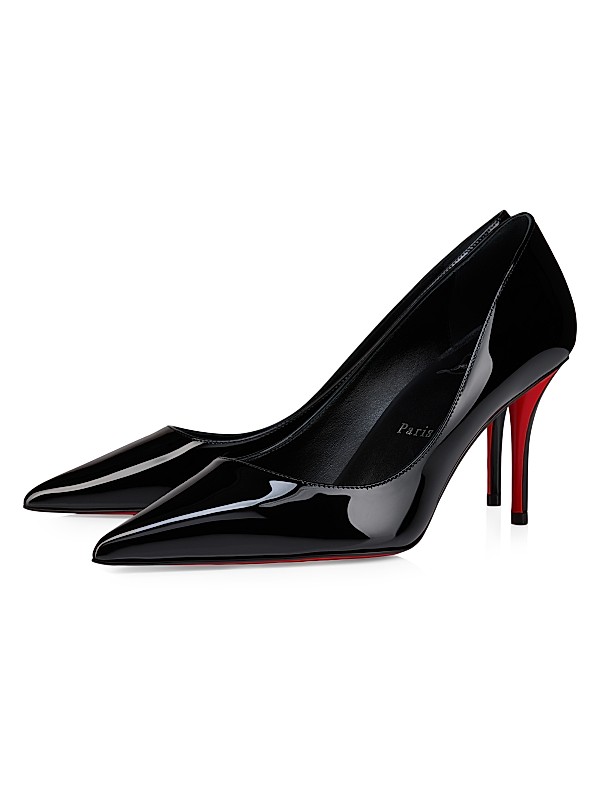 Shop Christian Louboutin Miss Z 80MM Patent Leather Pumps Shop Christian Louboutin Miss Z 80MM Patent Leather Pumps