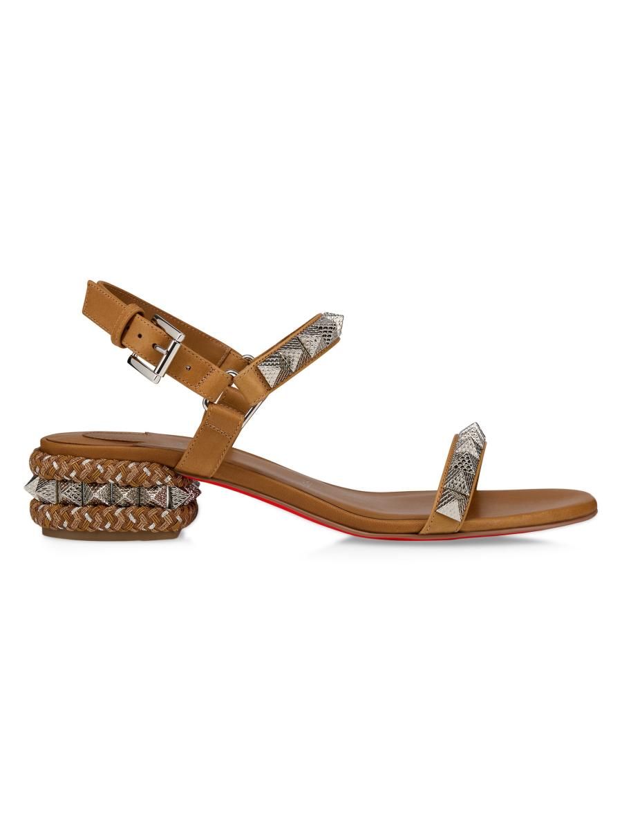 L03150 新品 Christian Louboutin シューズ ：40.5 Christian Louboutin Pyrasand 30MM Sandals | Saks Fifth Avenue