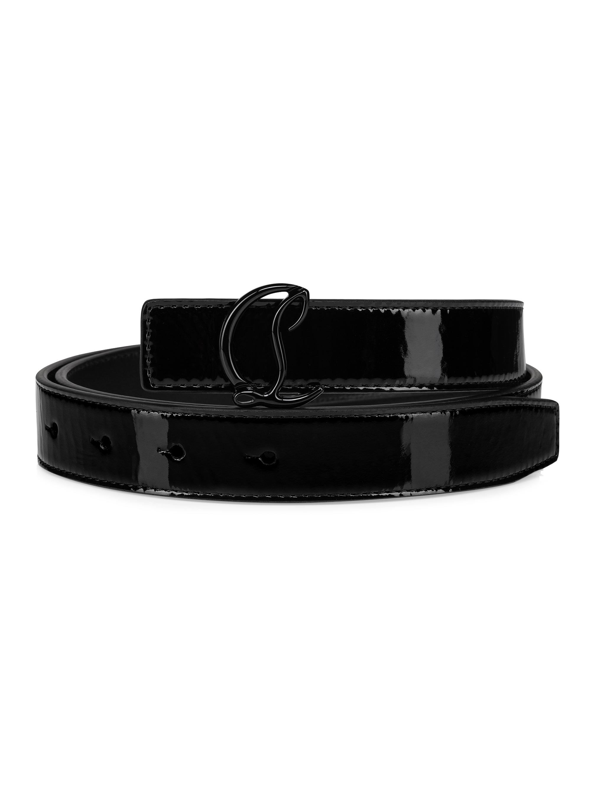 Christian Louboutin Women's Loubi 54 Belt - Black