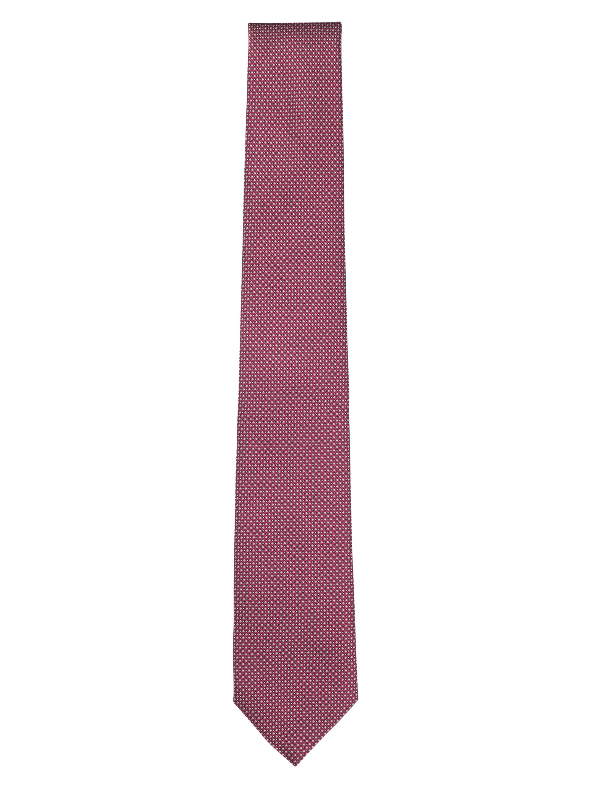 BOSS Men's Silk Blend Tie with Jacquard Pattern - Light Blue