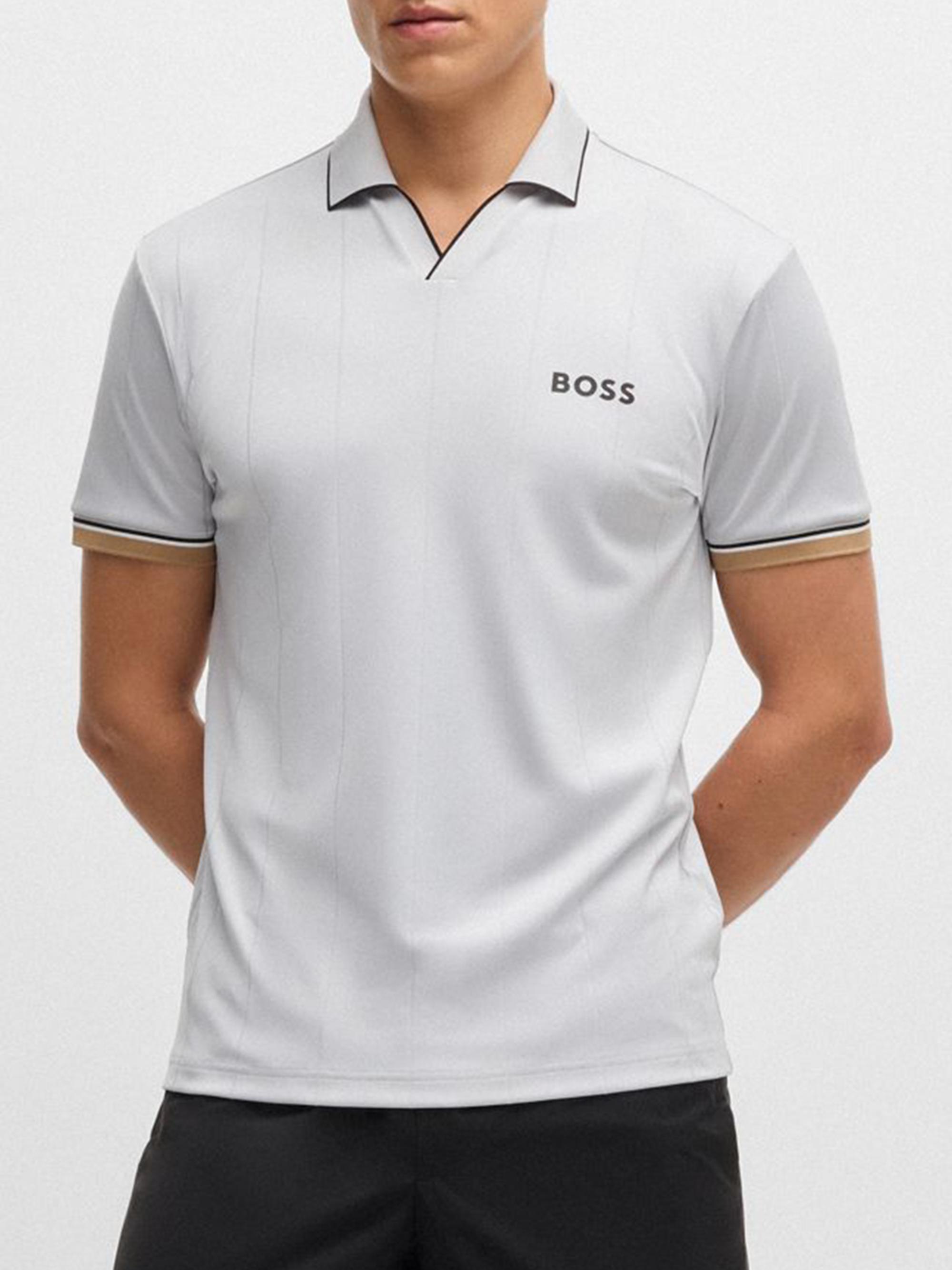 BOSS BOSS x Matteo Berrettini Active Polo Shirt with Four-Way