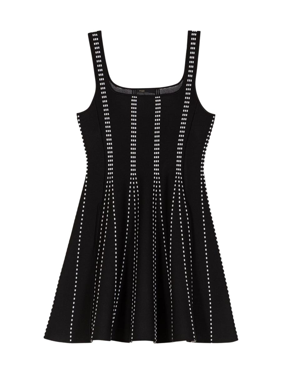 美品✨Ameri IMANE JACQUARD KNIT DRESS S Jacquard knit dress with body motif - Women | BALMAIN