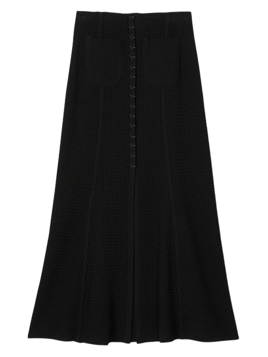 今期新作希少完売SサイズブリーフィングWOOL KNIT SKIRTブラック Sandro Maxi Decorative Knit Skirt | Saks Fifth Avenue