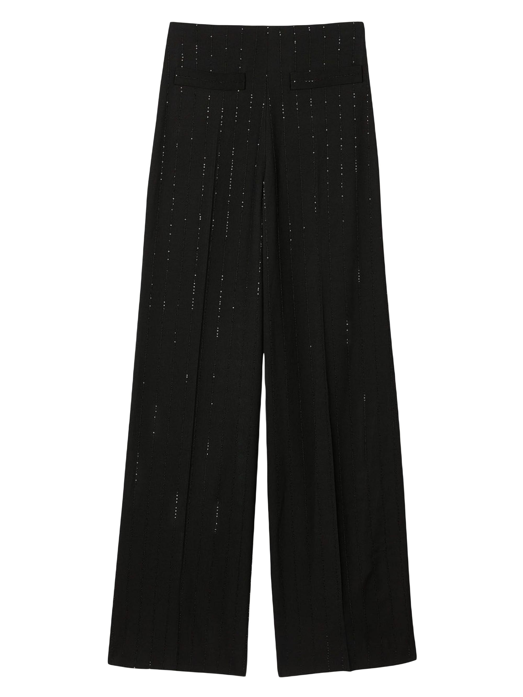 Sandro Women's Sequined Suit Trousers - Black