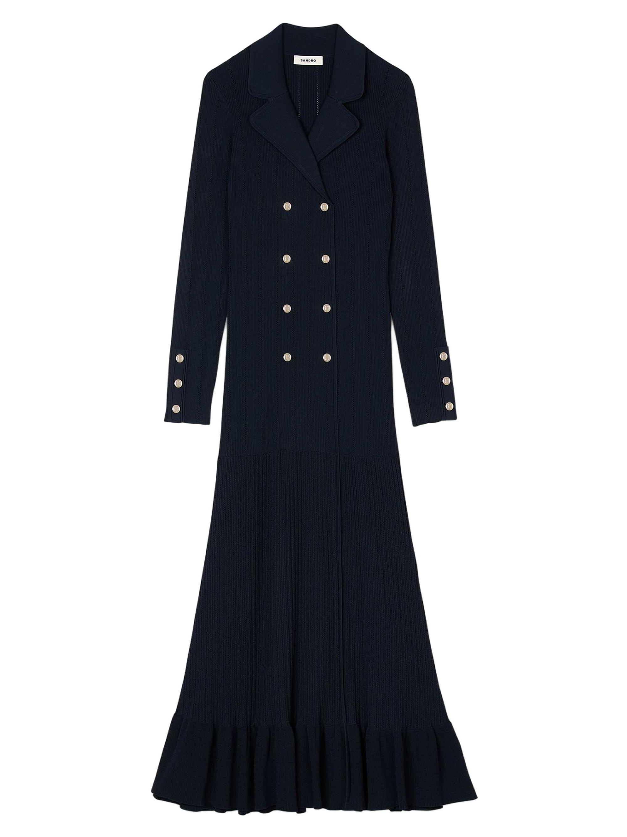 Sandro Women's Knit Midi Dress - Ecru