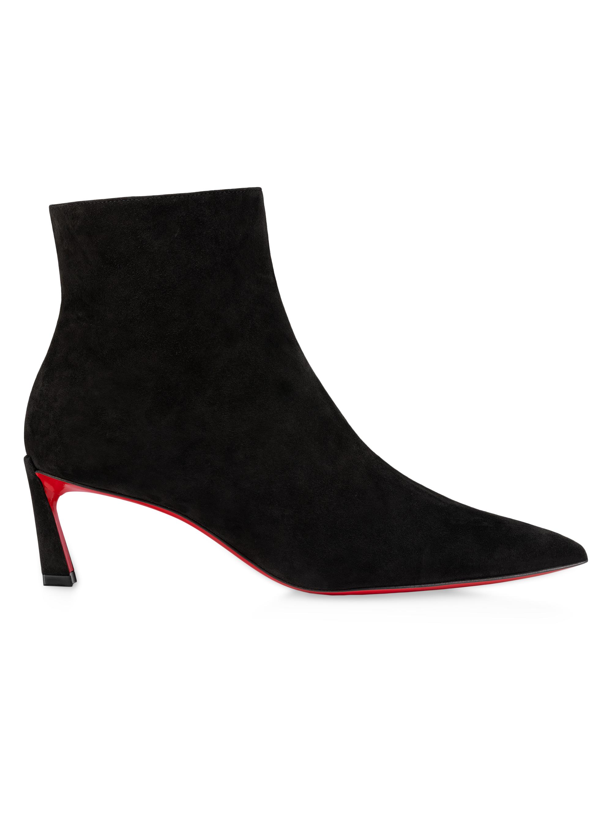 Christian Louboutin Women's Condora Zipped Booties - Black