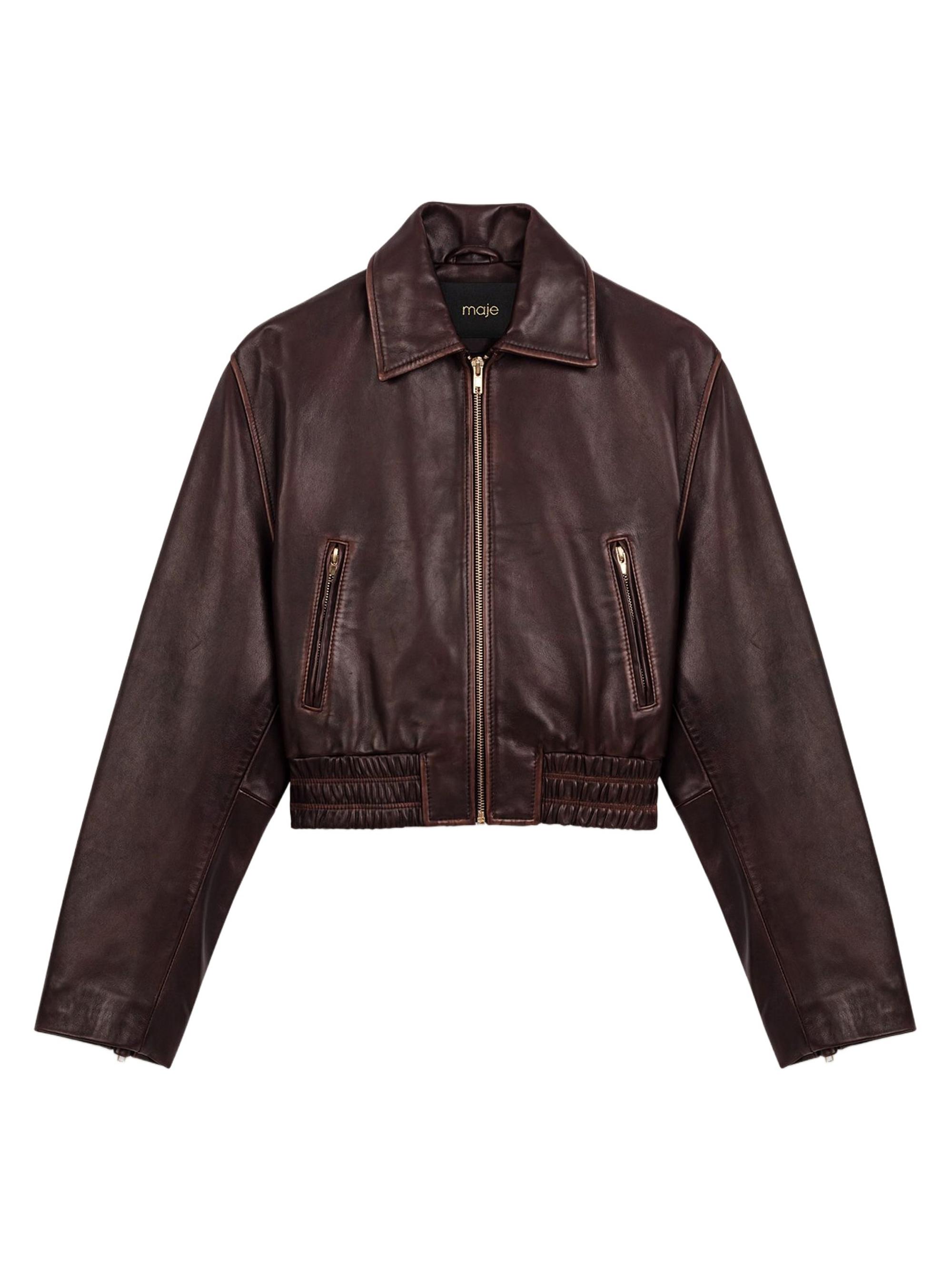 ジャケット・アウター archive single leather blouson Bordeaux ジャケット・アウター archive single leather blouson Bordeaux