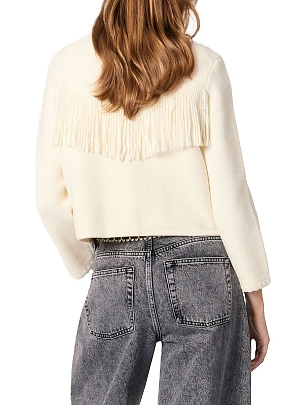 Shop Maje Fringed Cardigan | Saks Fifth Avenue Shop Maje Fringed Cardigan | Saks Fifth Avenue