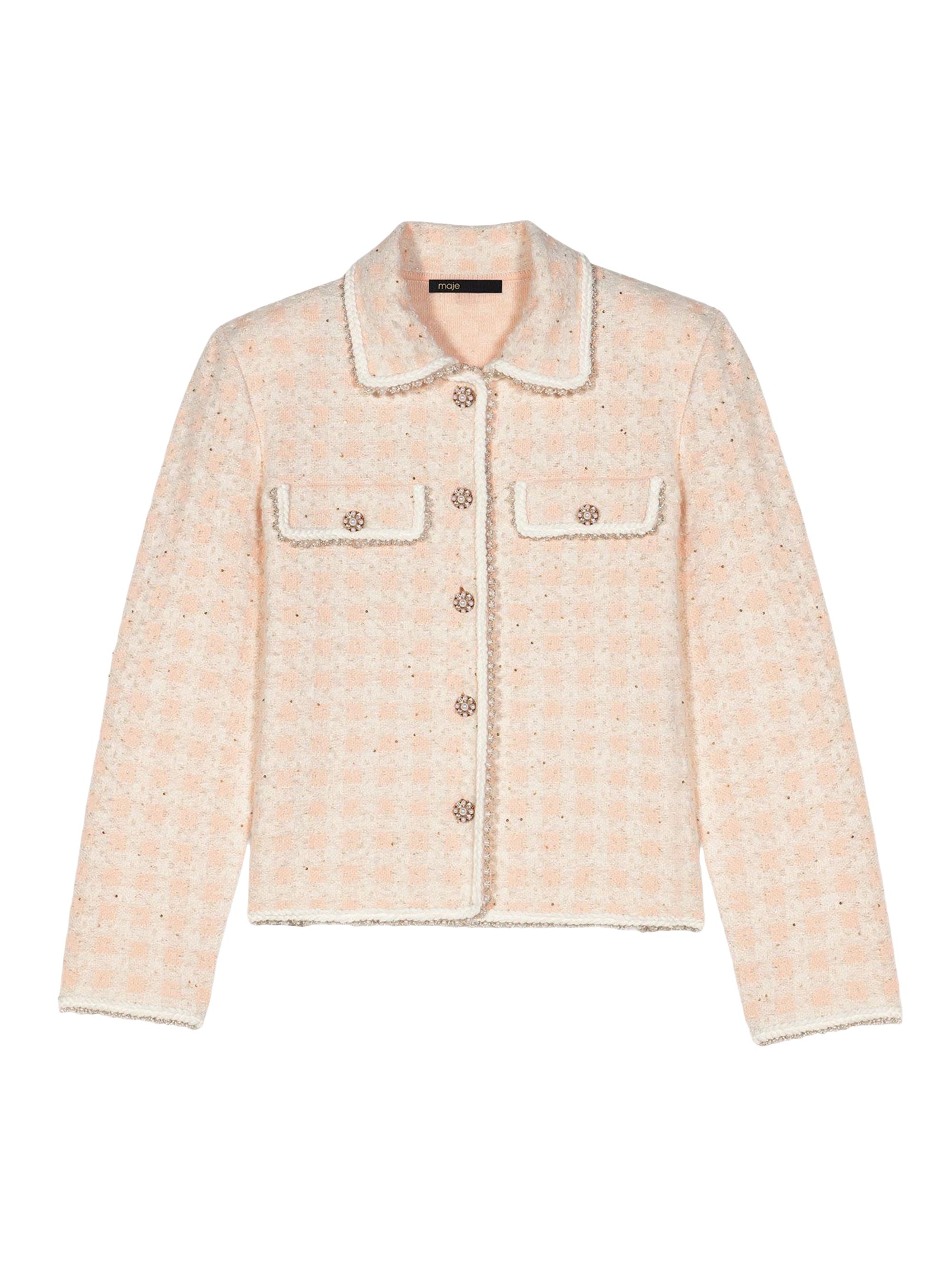 【クラネ】CLANE MIX TWEED PUFF SLEEVE JACKET CLANE（クラネ）の「【CLANE/クラネ】MIX TWEED PUFF SLEEVE