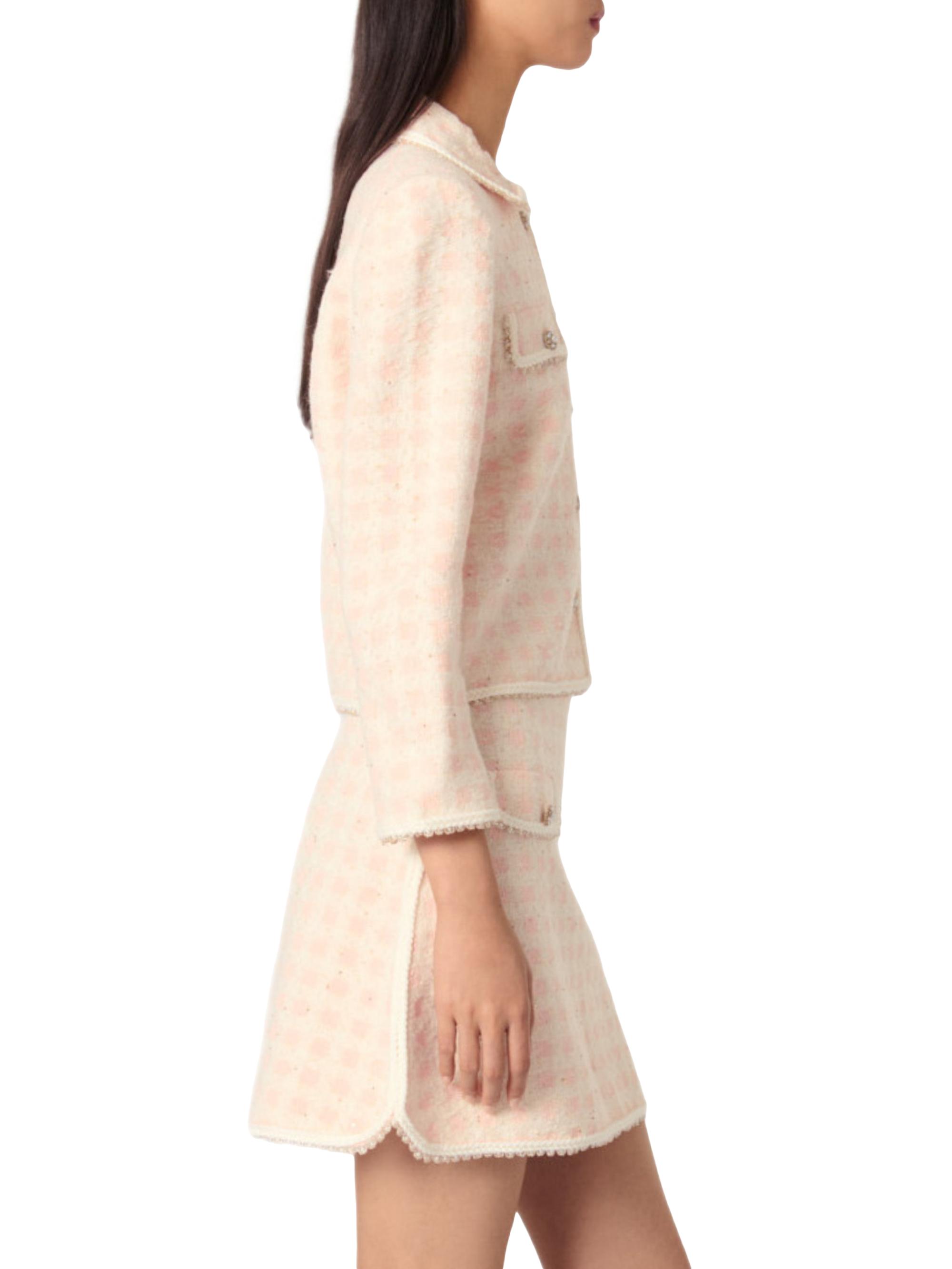 Maje Tweed-Effect Knit Jacket | Saks Fifth Avenue