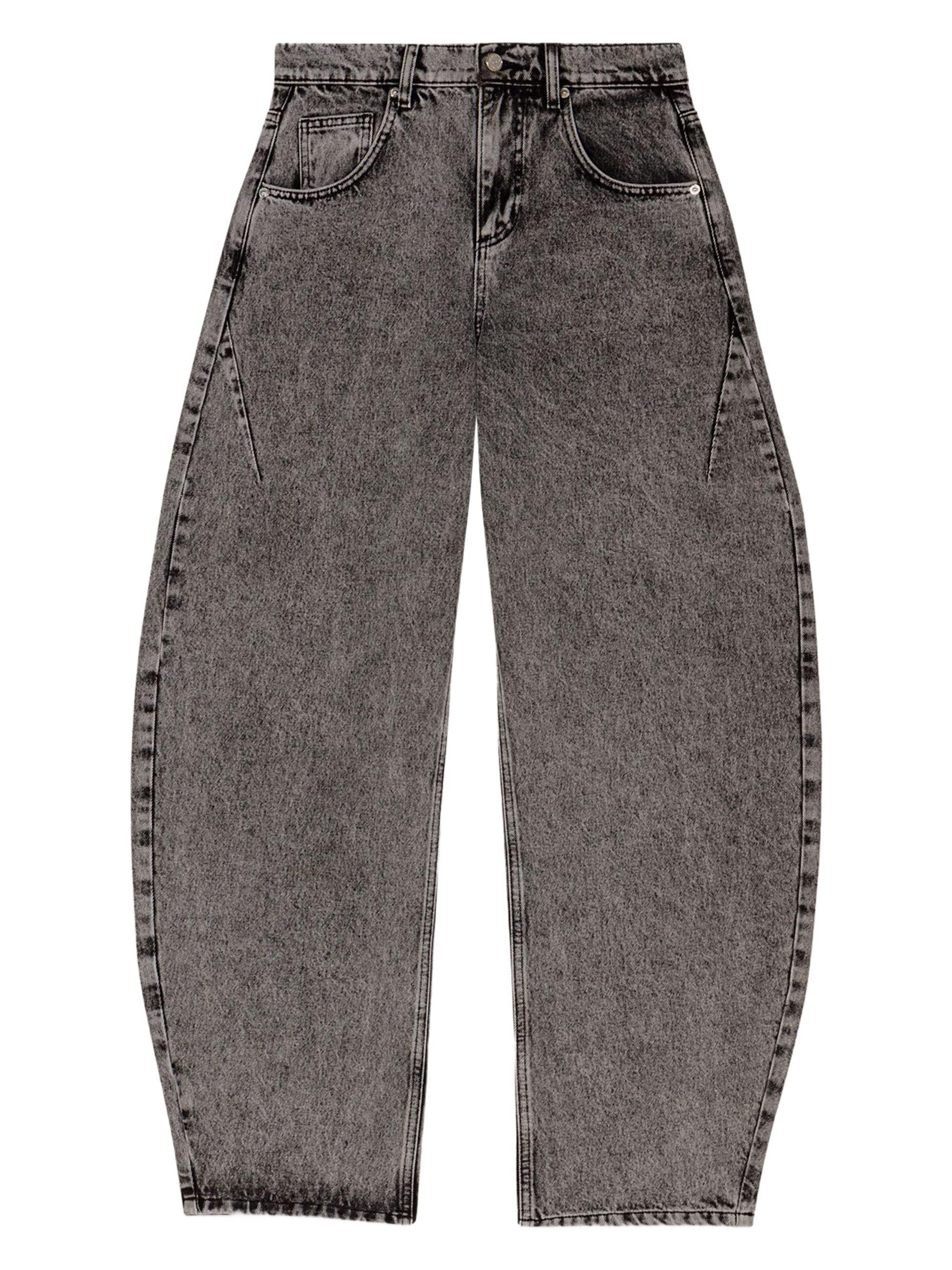 Maje Women's Oversized Balloon Jeans - Grey