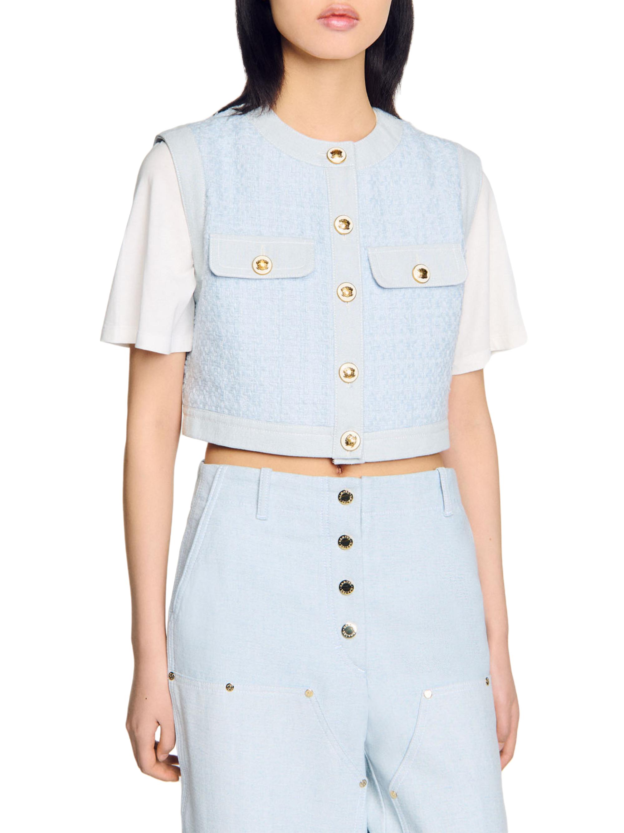 Sandro Decorative Tweed Jacket | Saks Fifth Avenue