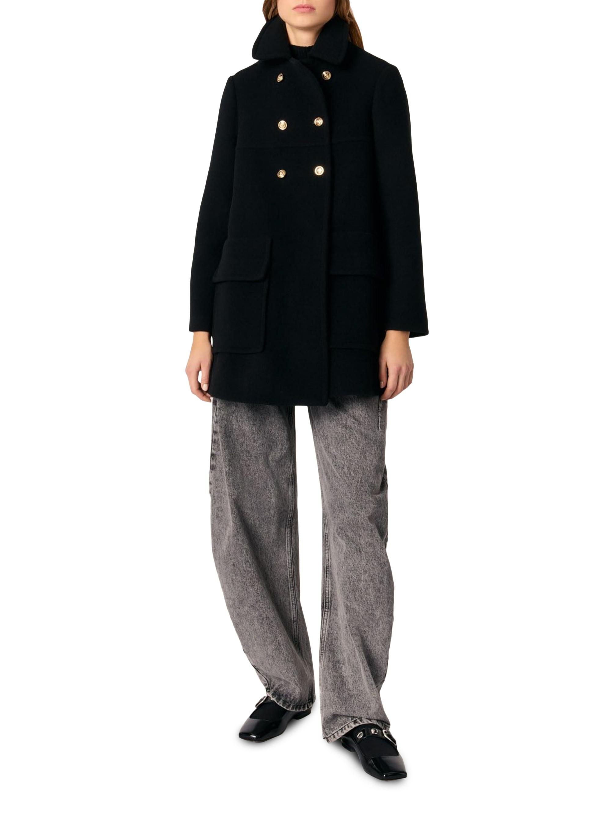 Maje Wool Blend Coat | Saks Fifth Avenue