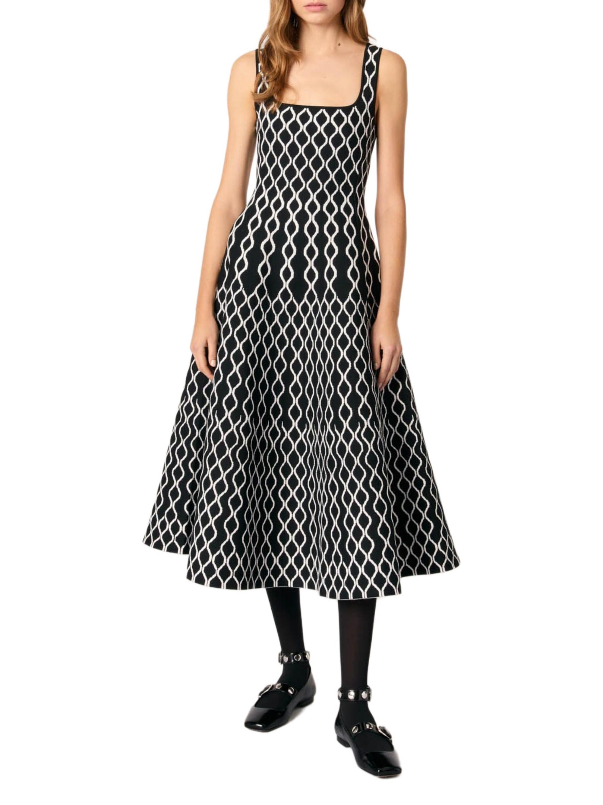 Maje Jacquard Knit Midi Dress | Saks Fifth Avenue