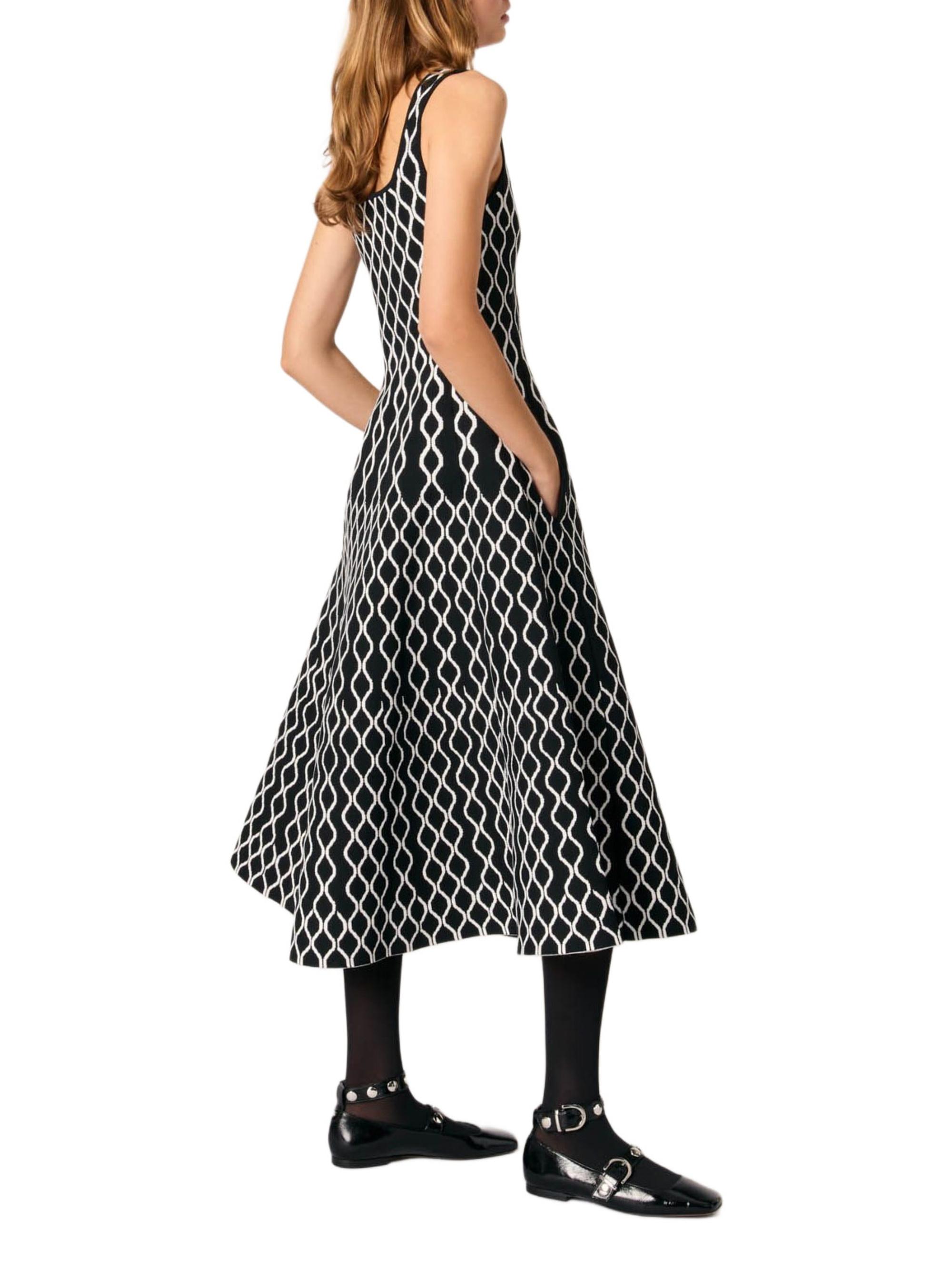 Maje Jacquard Knit Midi Dress | Saks Fifth Avenue