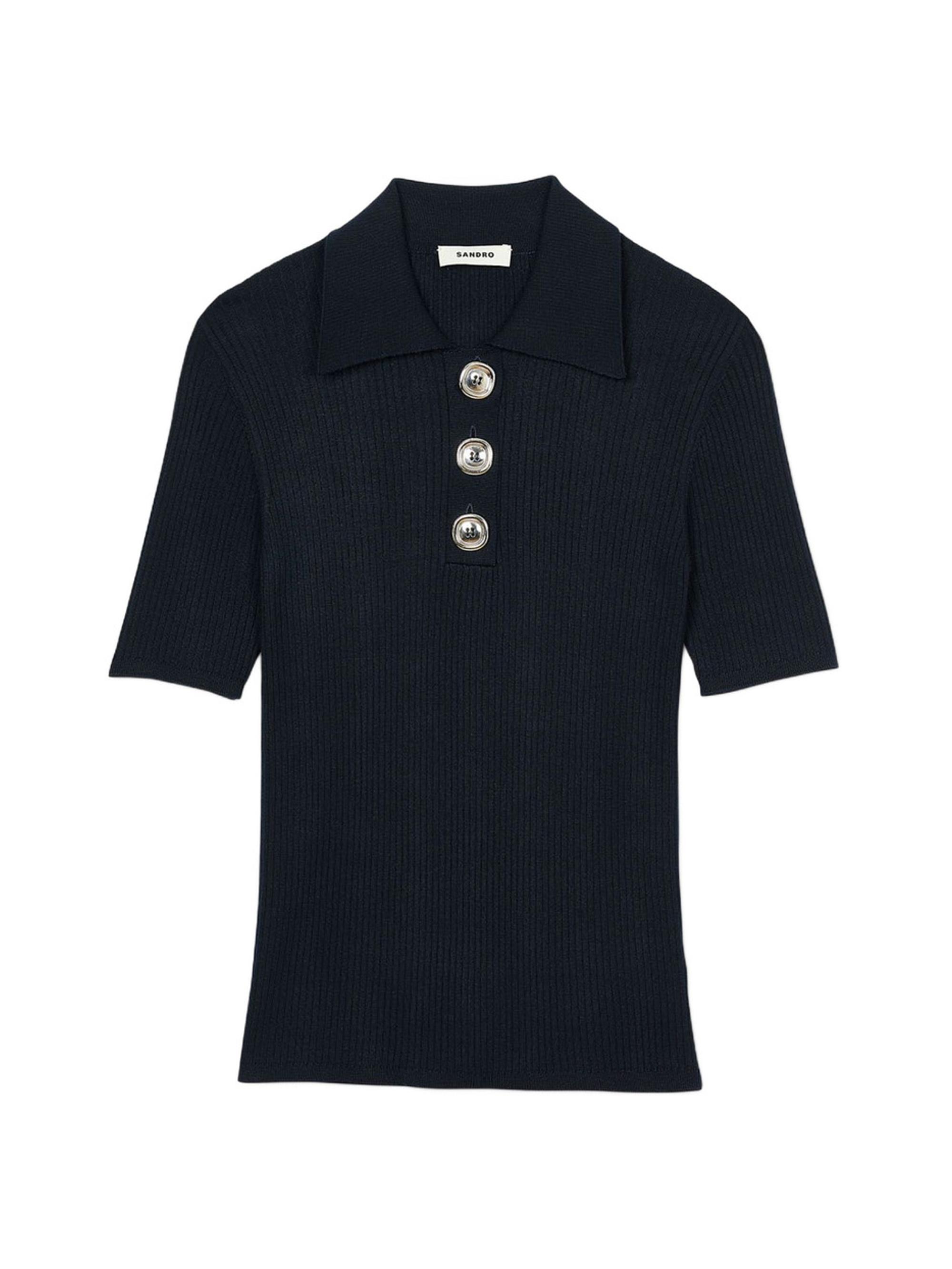 Sandro Women's Polo-Neck Sweater - Poppy