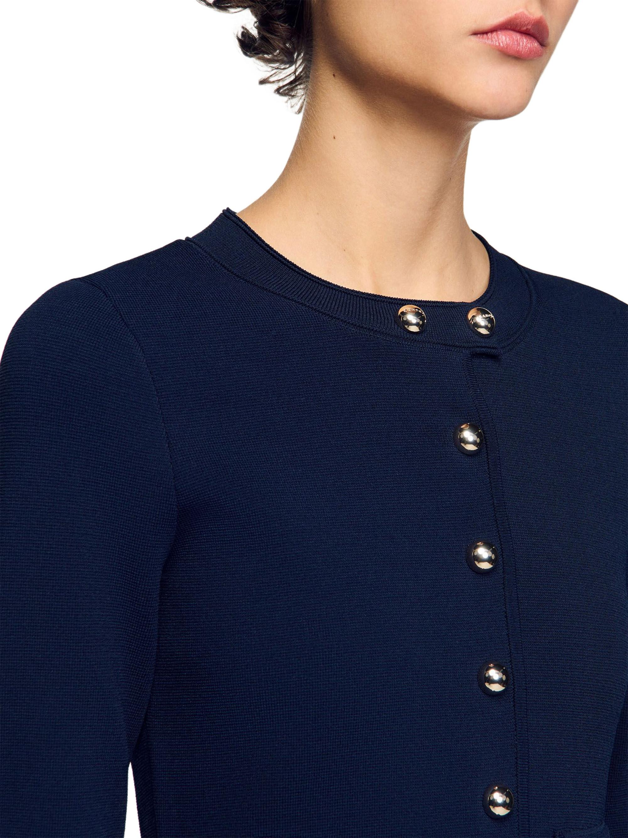 sandro short button-up dress Short Button-Up Dress