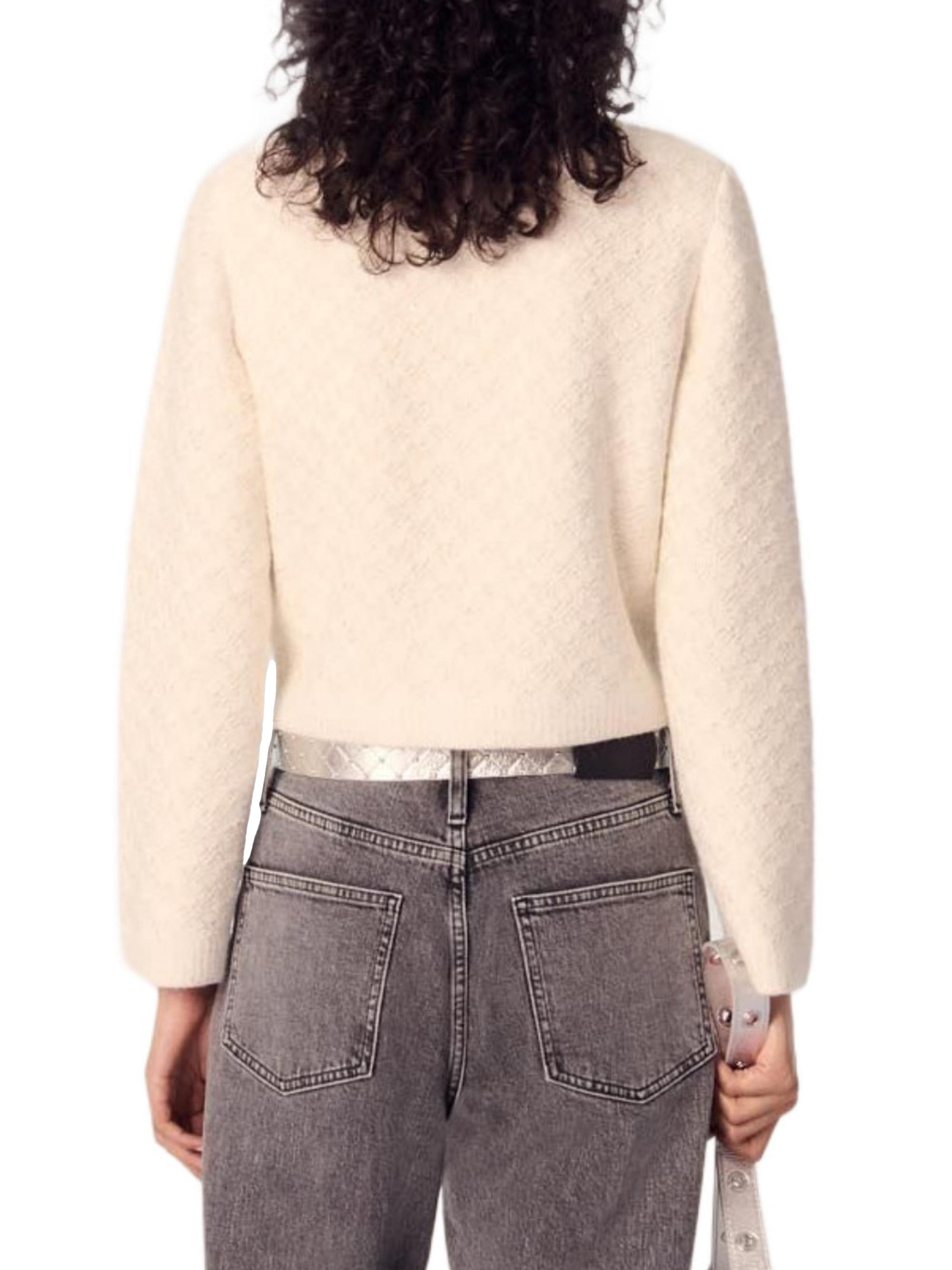 Maje Short Tweed-Effect Cardigan | Saks Fifth Avenue