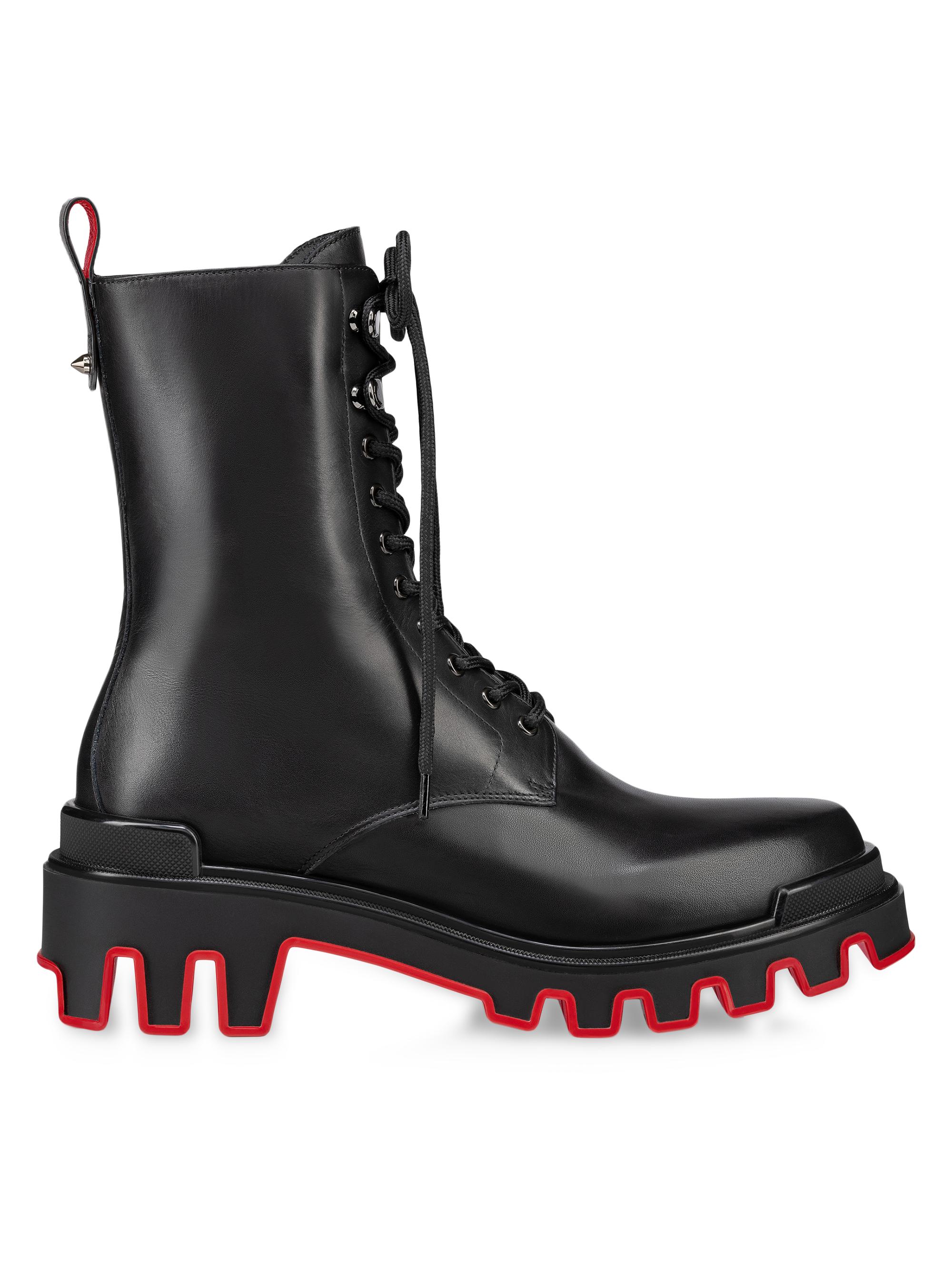 Christian Louboutin Men's Trott Dune Alta Boots - Black