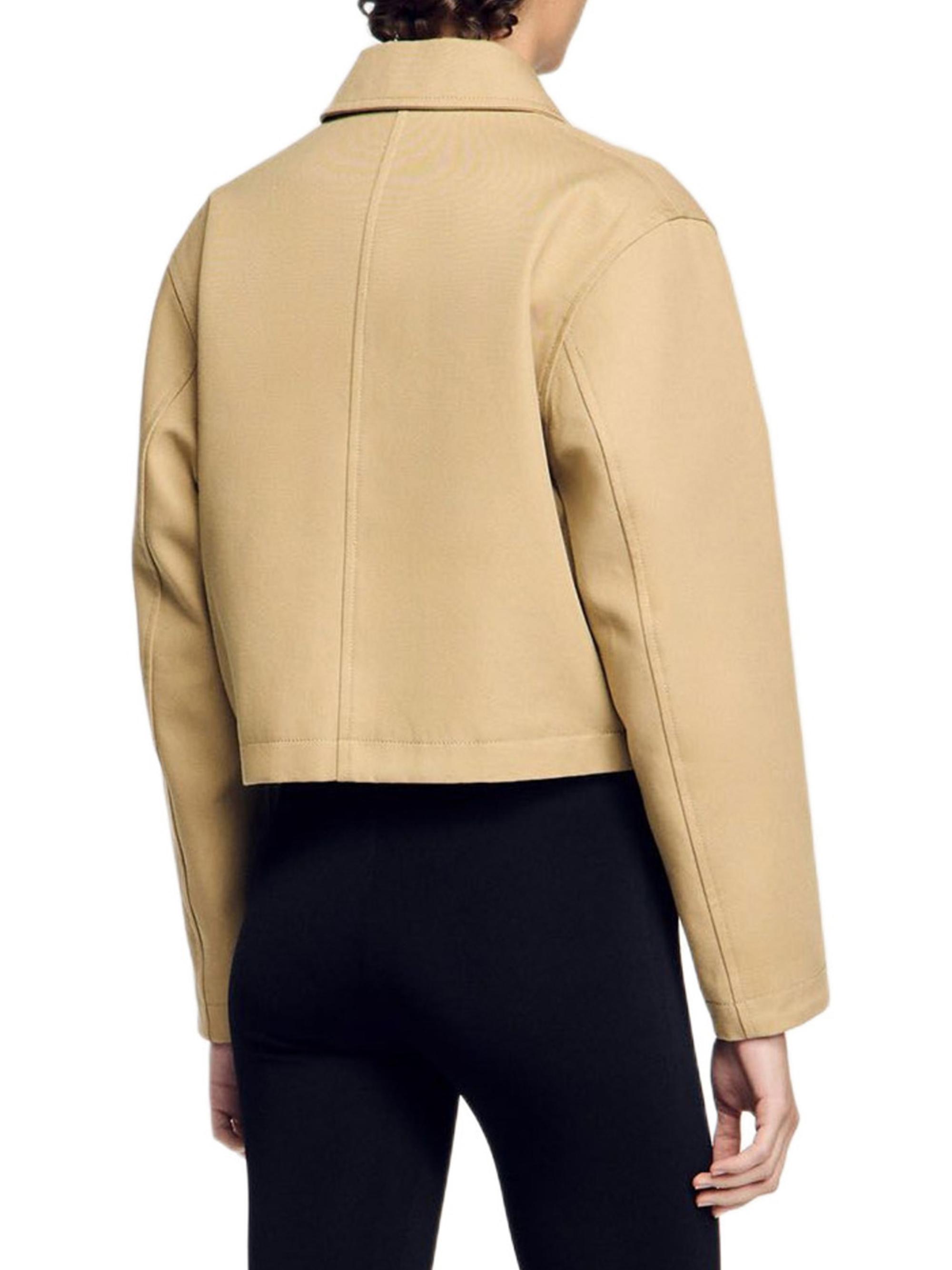 Sandro Short Jacket with Rhinestone Details | Saks Fifth Avenue