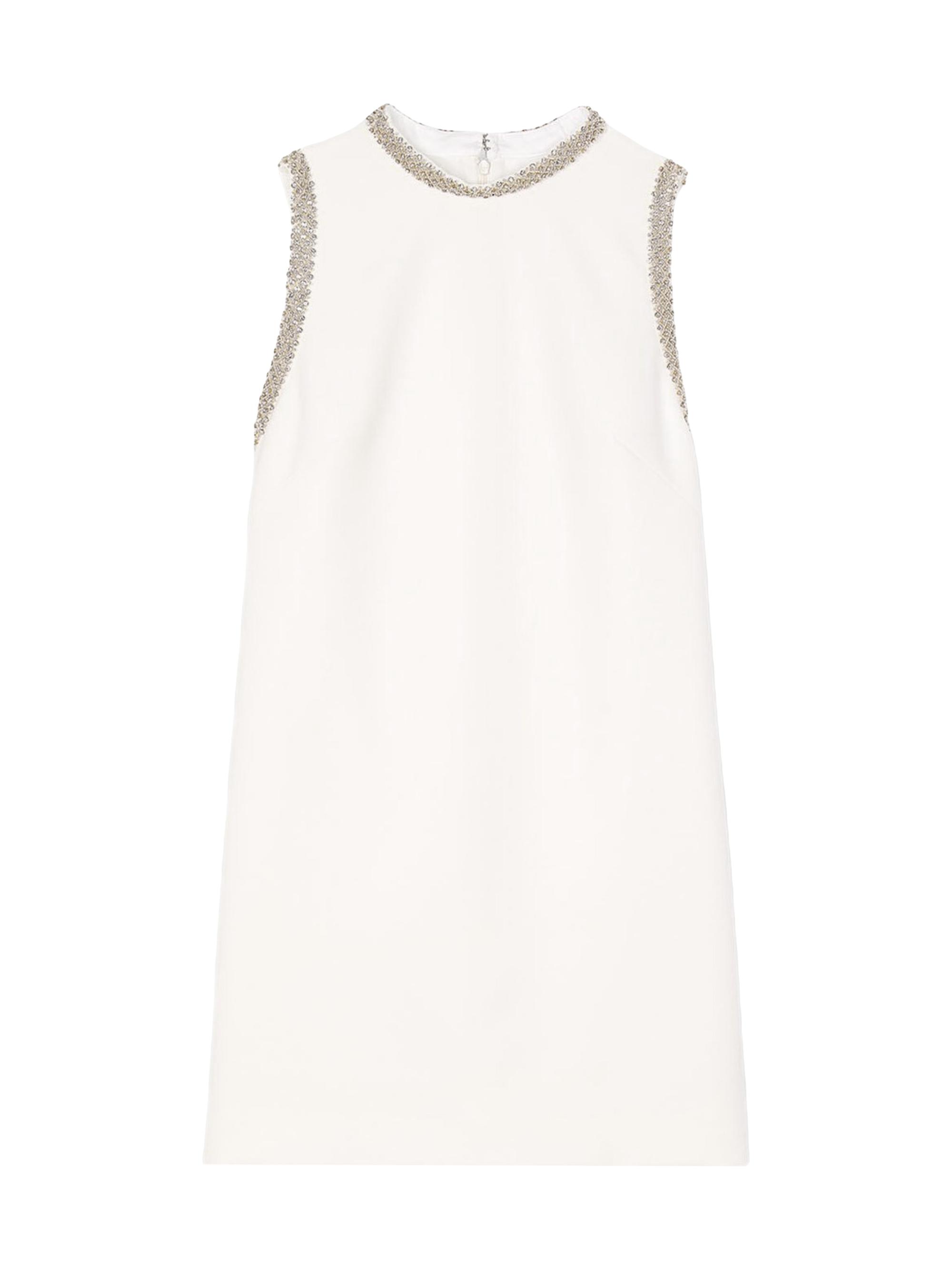 Sandro Women's Mini Dress with Rhinestone Details - Black