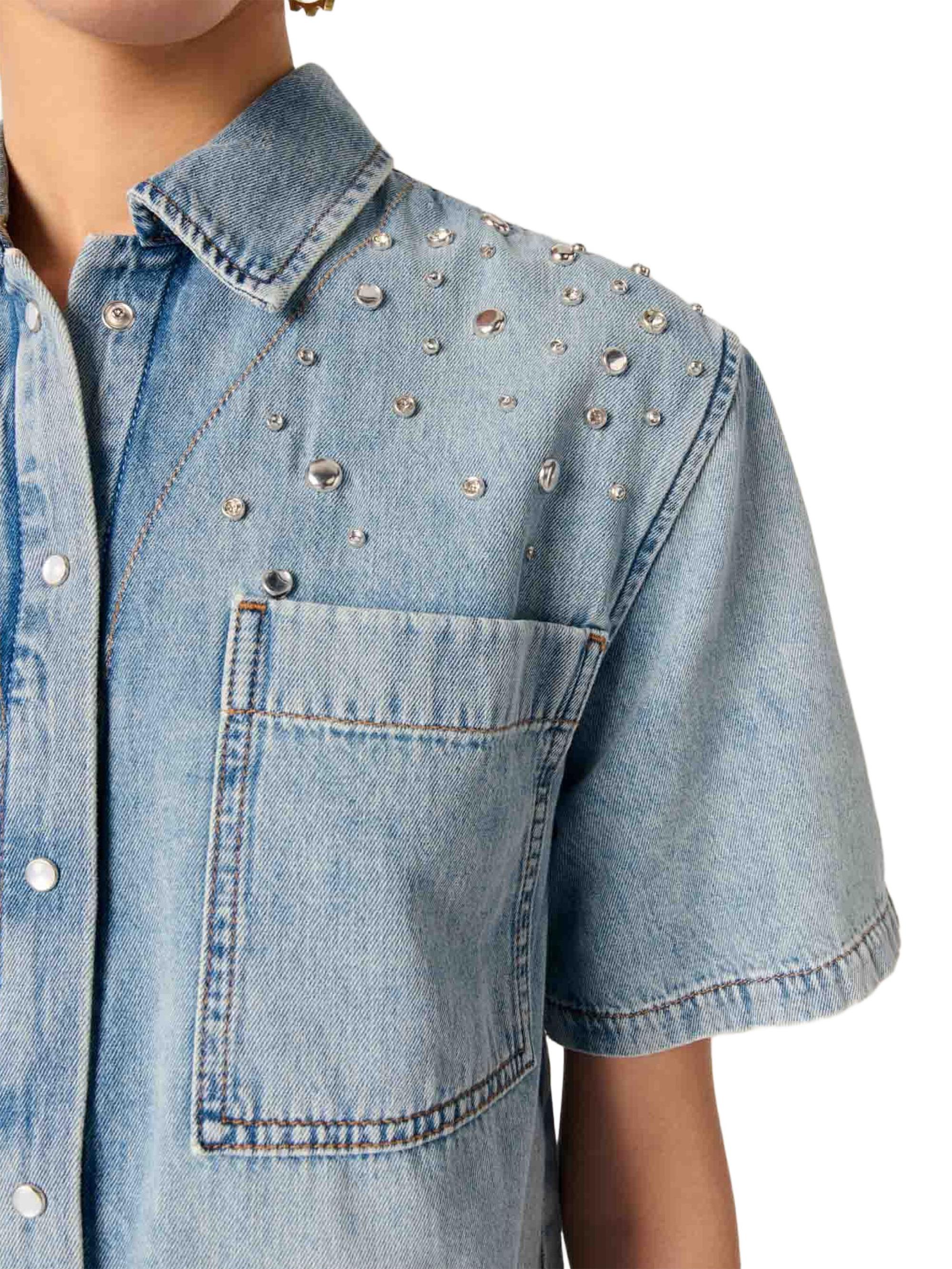 タグ付新品未使用　deres silk denim shirt FRAME The Sleeveless Denim Shirtdress | Neiman Marcus