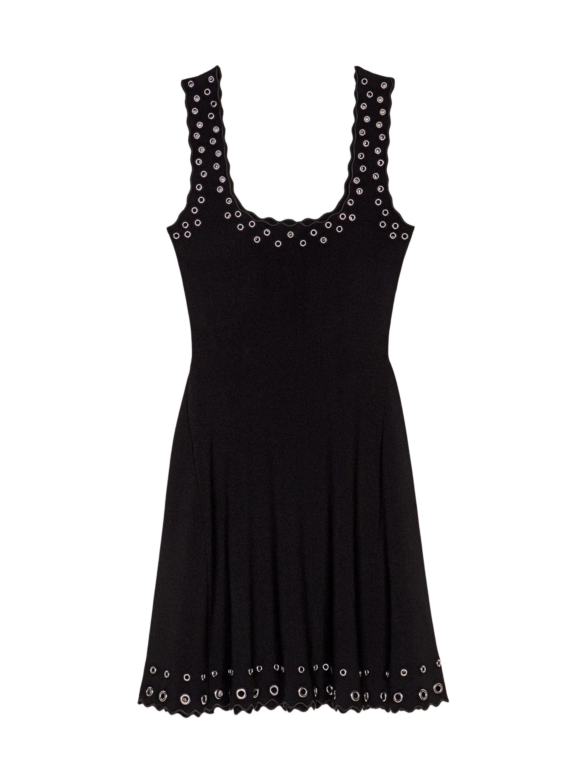 IMANE JACQUARD KNIT DRESS AMERI vintage rvn-dress-jacquard-flare-knit-