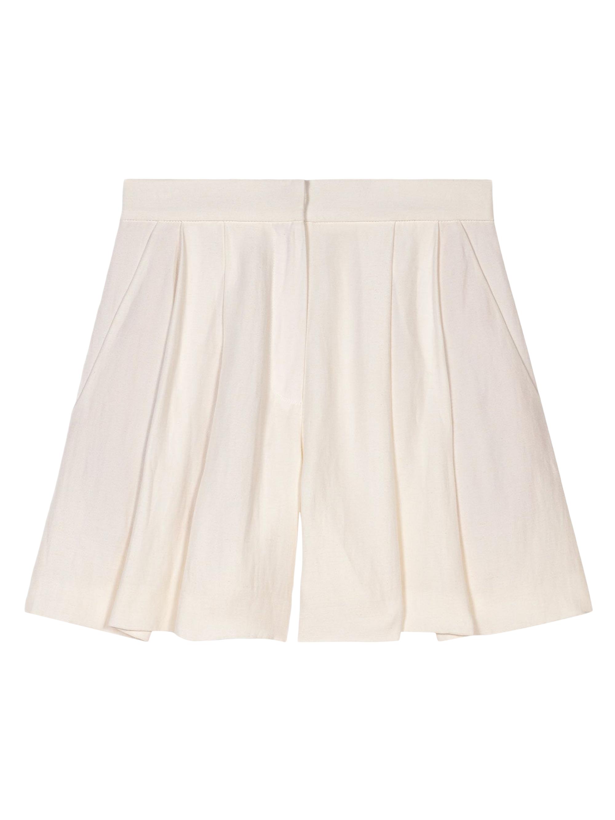 Maje Women's Flowing Shorts - Ecru