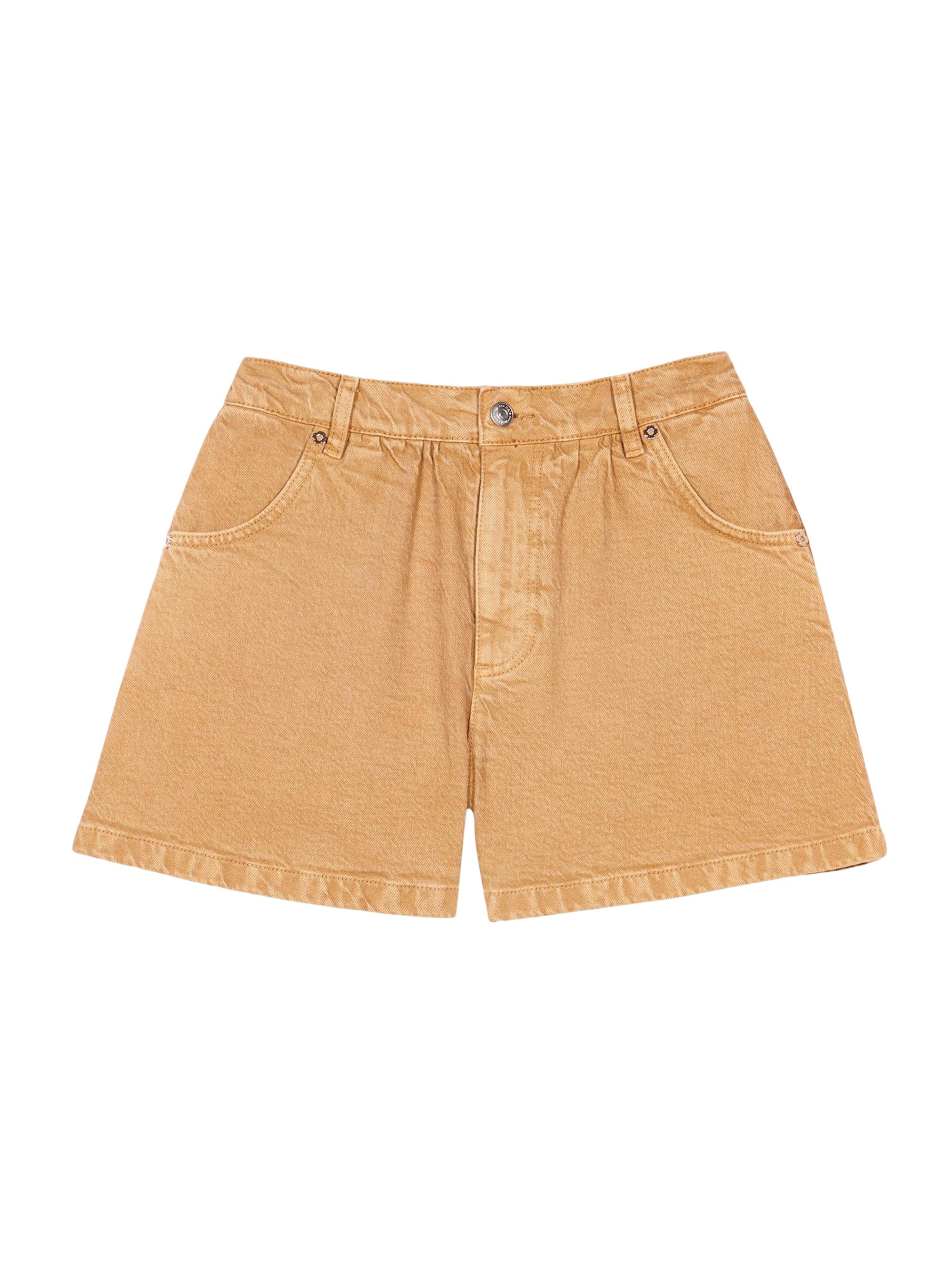Maje Women's Denim Shorts - Beige