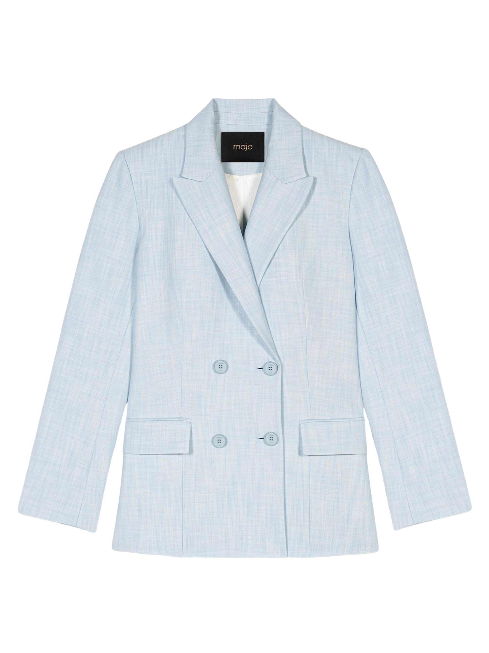Maje Women's Suit Jacket - Blue Sky