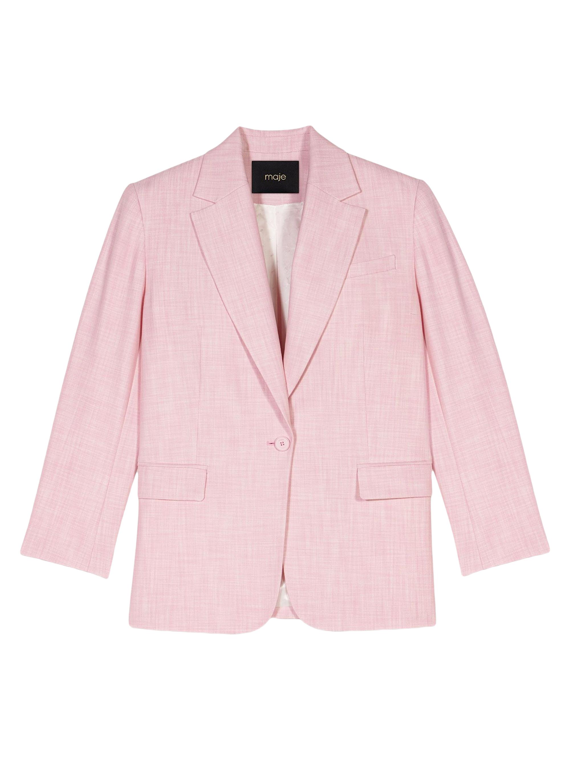 Maje Women's Suit Jacket - Pink