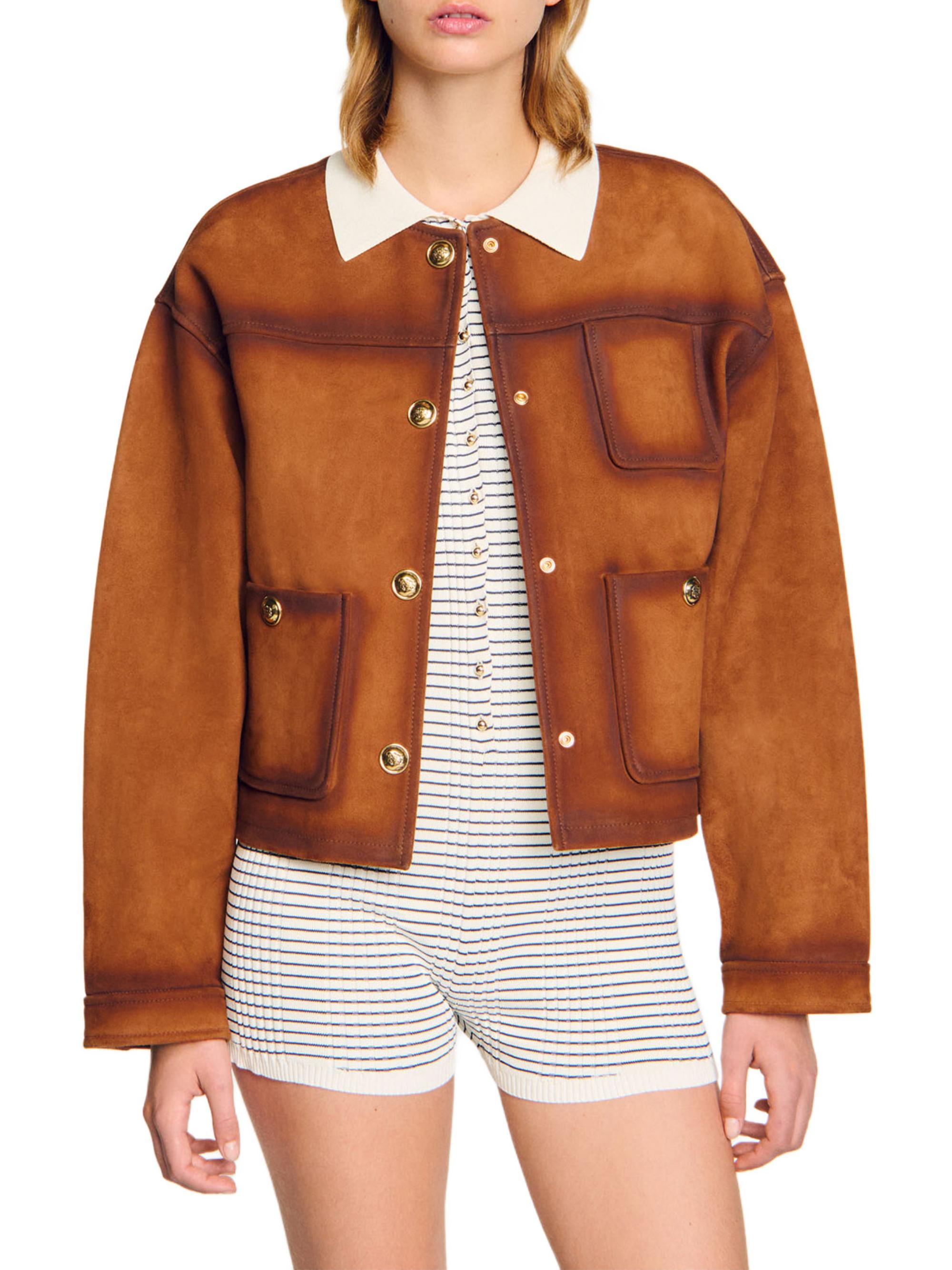 OHOTORO Linger Suede Jacket 【新品・タグ付き】 linger suede jacket | OHOTORO