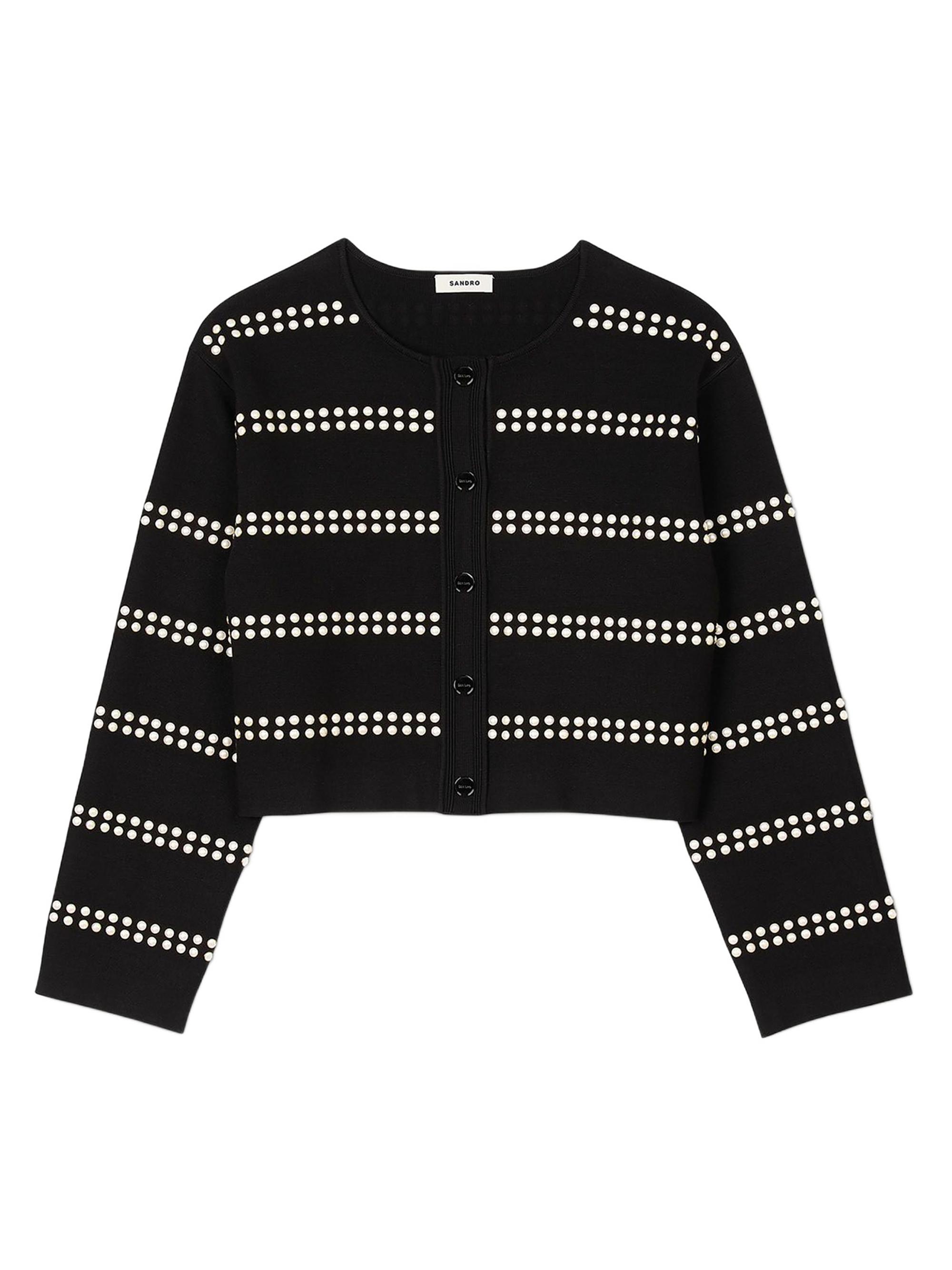 トップス STEPHAN SCHNEIDER border cardigan トップス STEPHAN