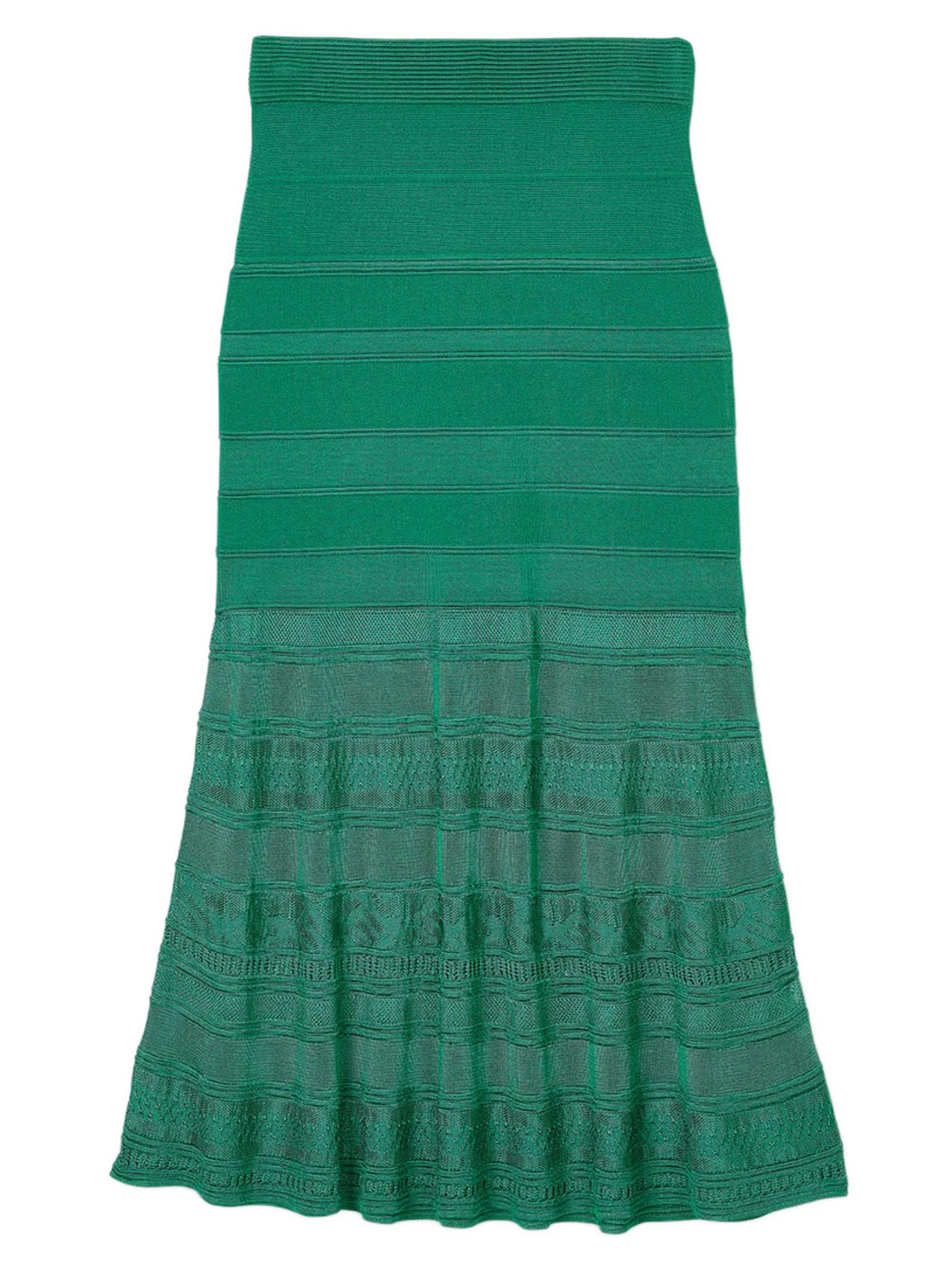 Sandro Women's Maxi Decorative Knit Skirt - Black