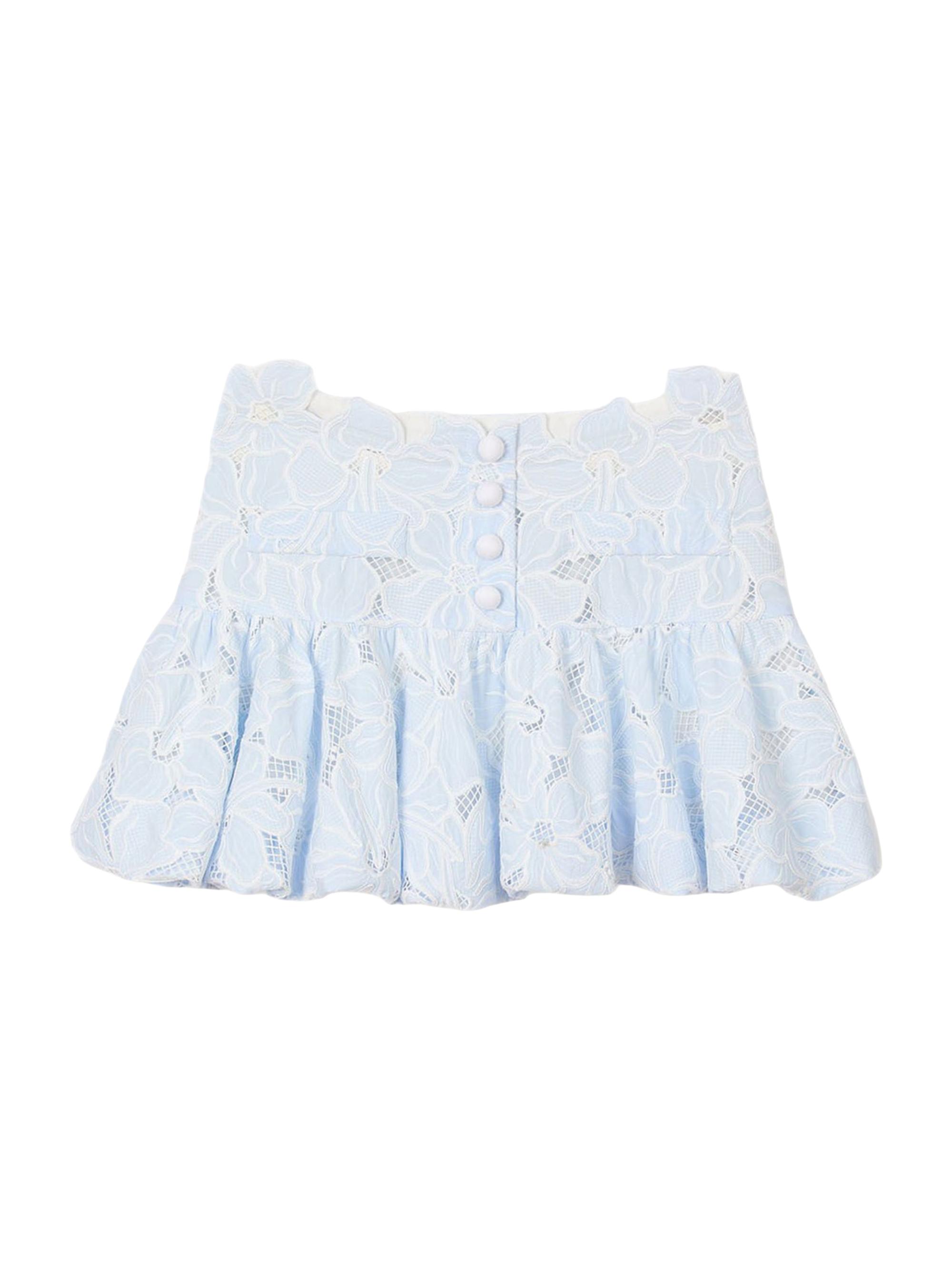 Sandro Women's Short Guipure Skirt - Sky Blue