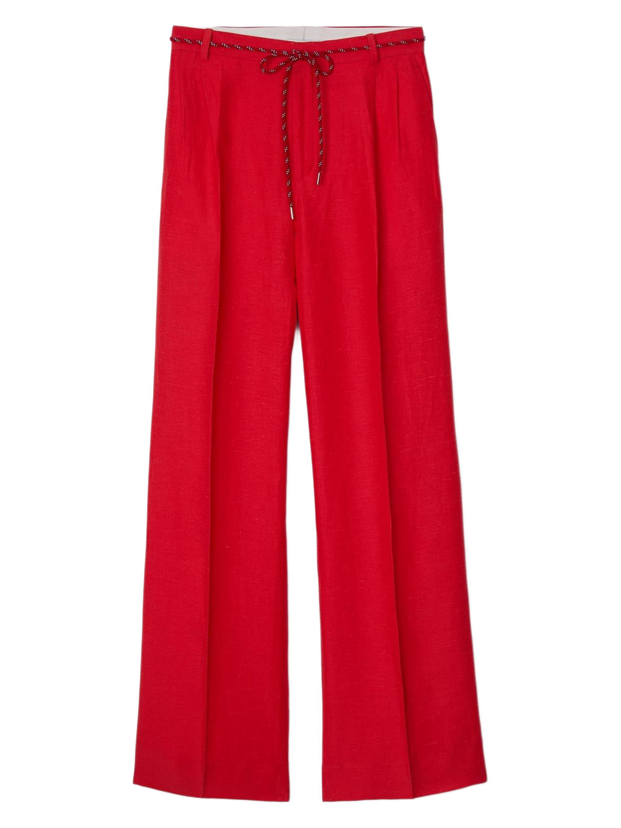 Sandro Women's Drawstring Trousers - Red