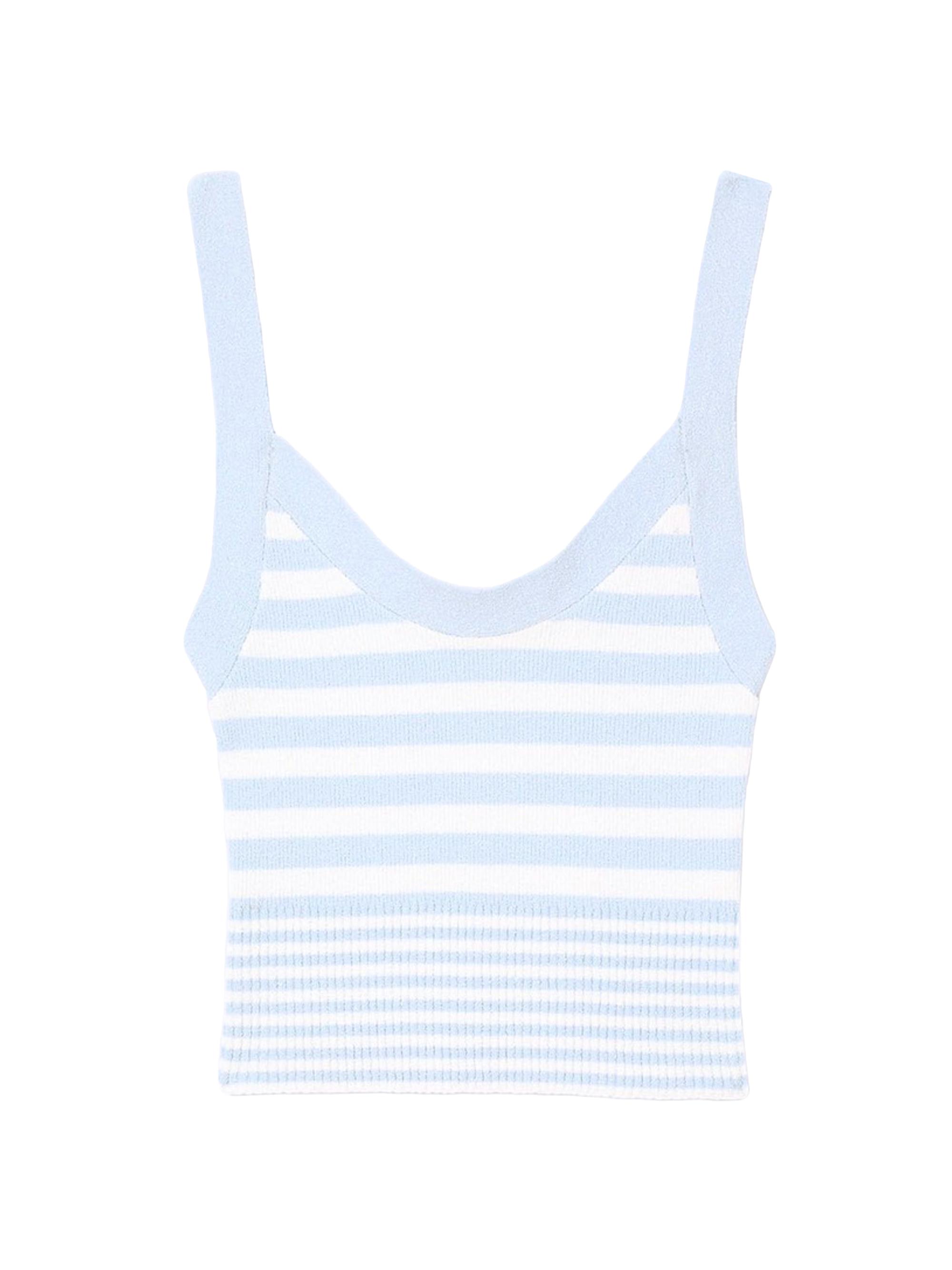 Sandro Women's Knit Vest Top - Sky Blue