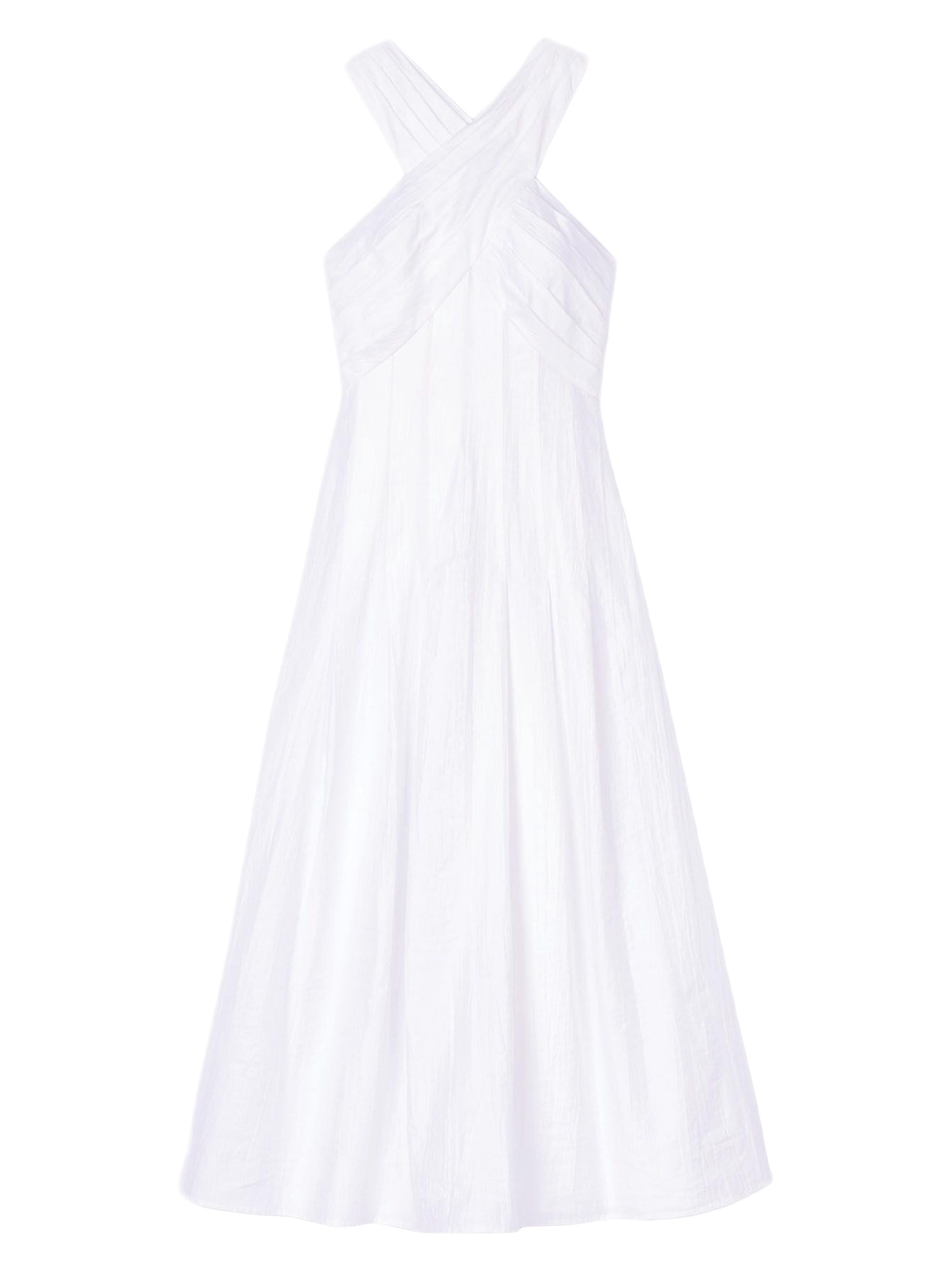 Sandro Women's Wrap Midi Dress - White