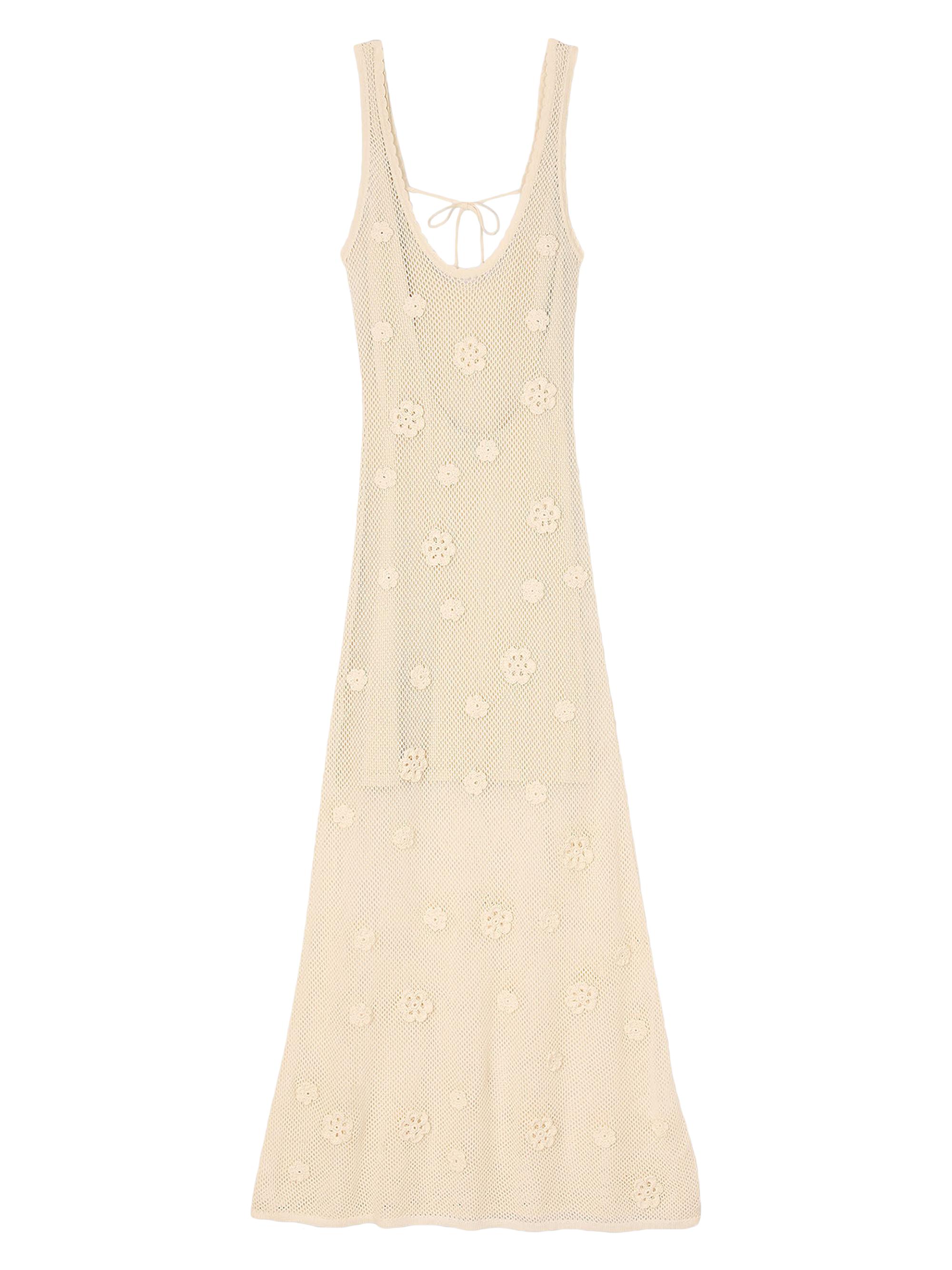 Sandro Women's Knit Maxi Dress - Ecru