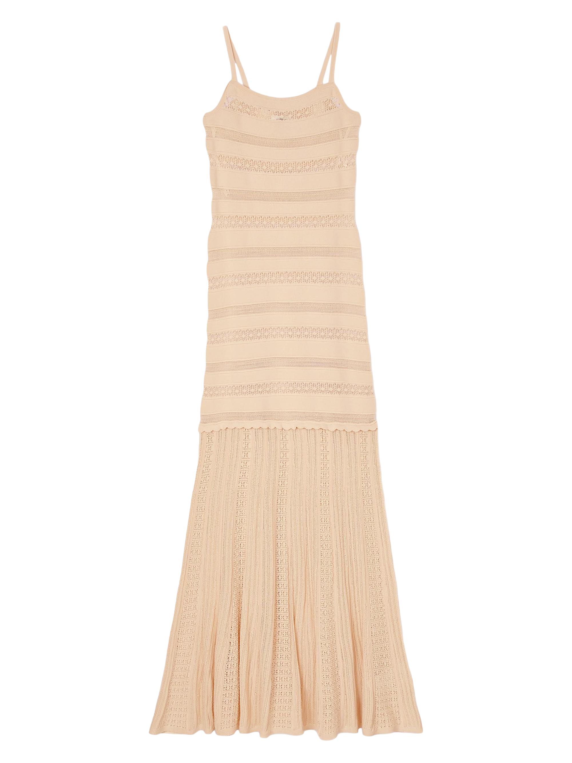 Sandro Women's Knit Maxi Dress - Vanilla