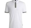 Interlock-Cotton Polo Shirt with Contrast Tipping